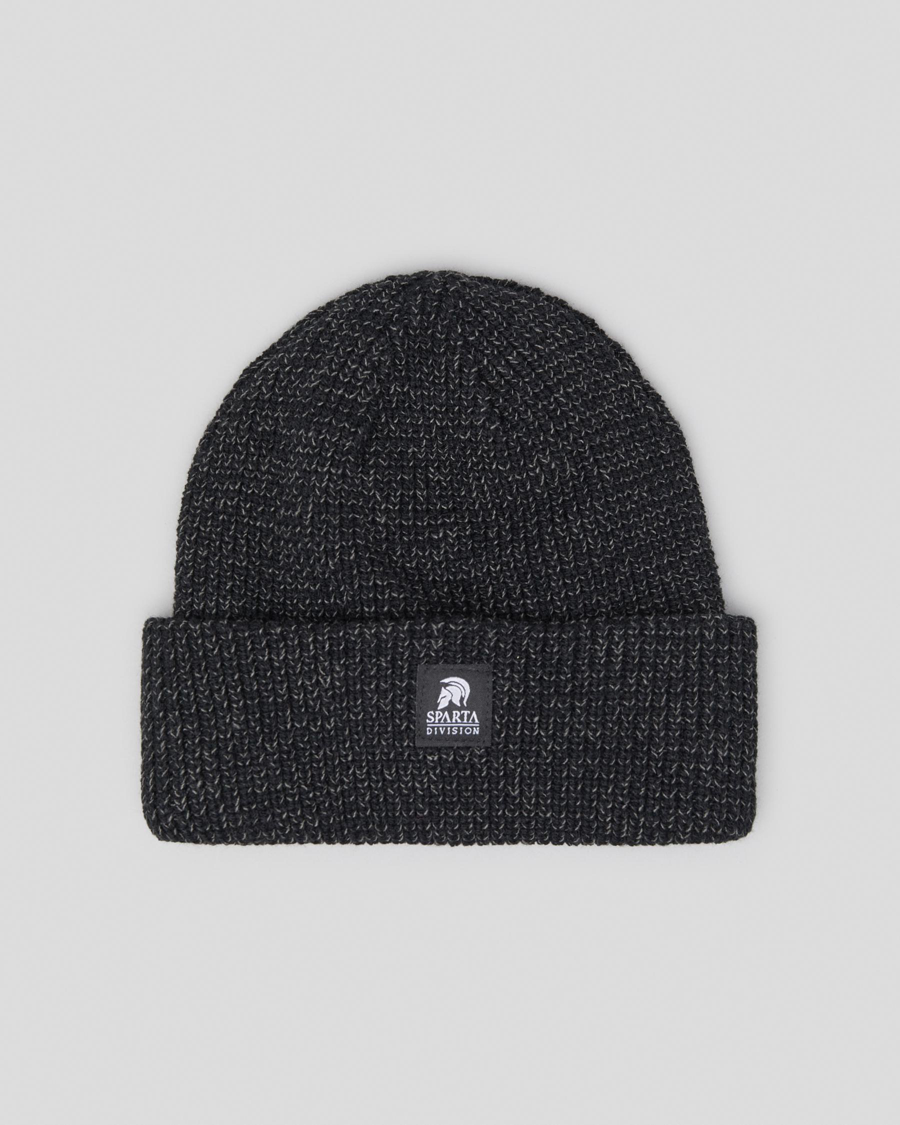 Shop Sparta Deuce Beanie In Black - Fast Shipping & Easy Returns