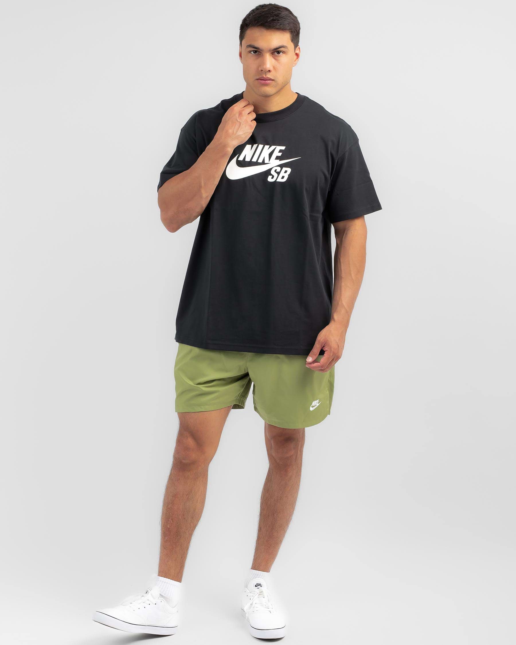 Nike SB Logo T-Shirt In Black - Fast Shipping & Easy Returns - City ...