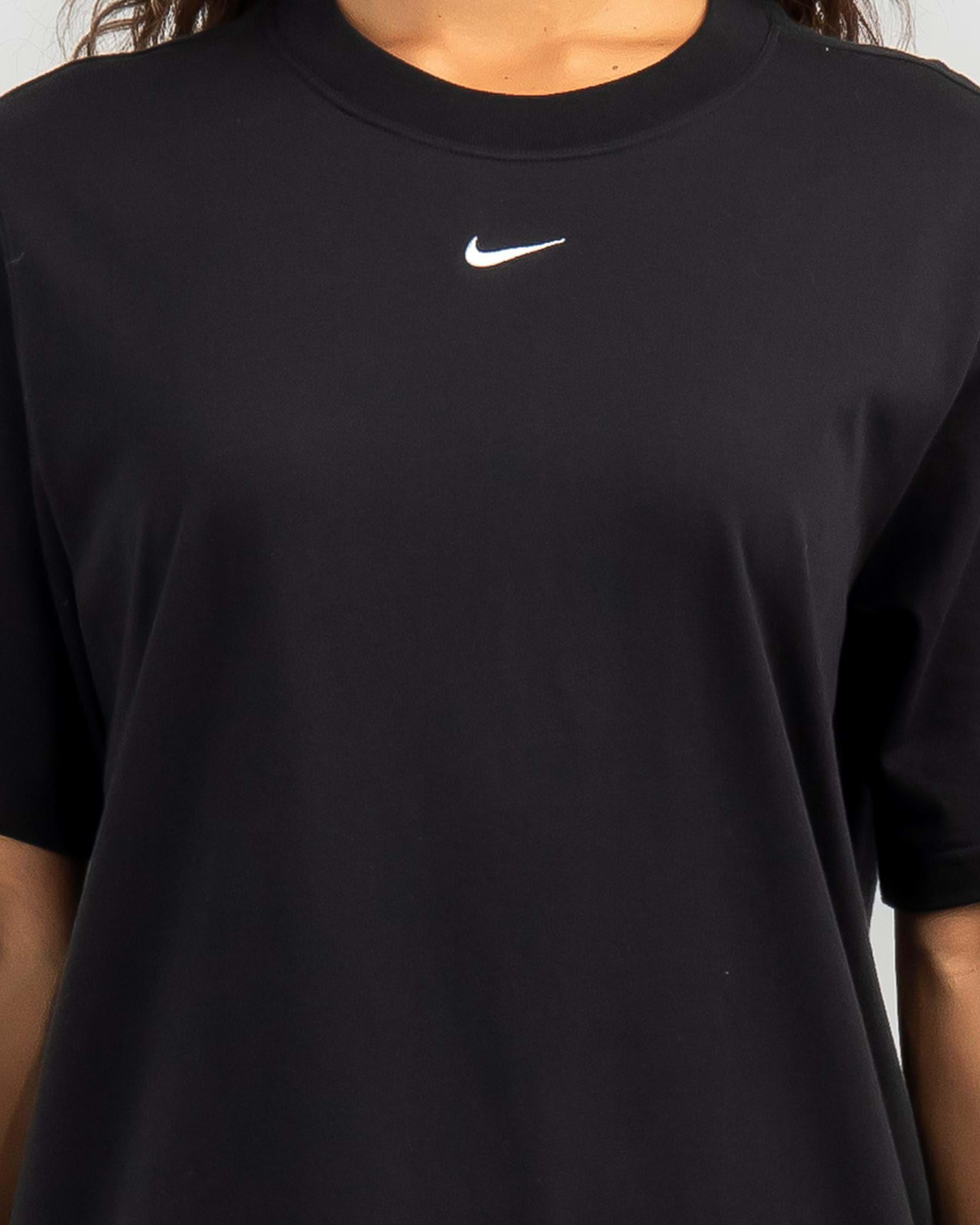 Shop Nike Essential T-Shirt In Black/white - Fast Shipping & Easy ...