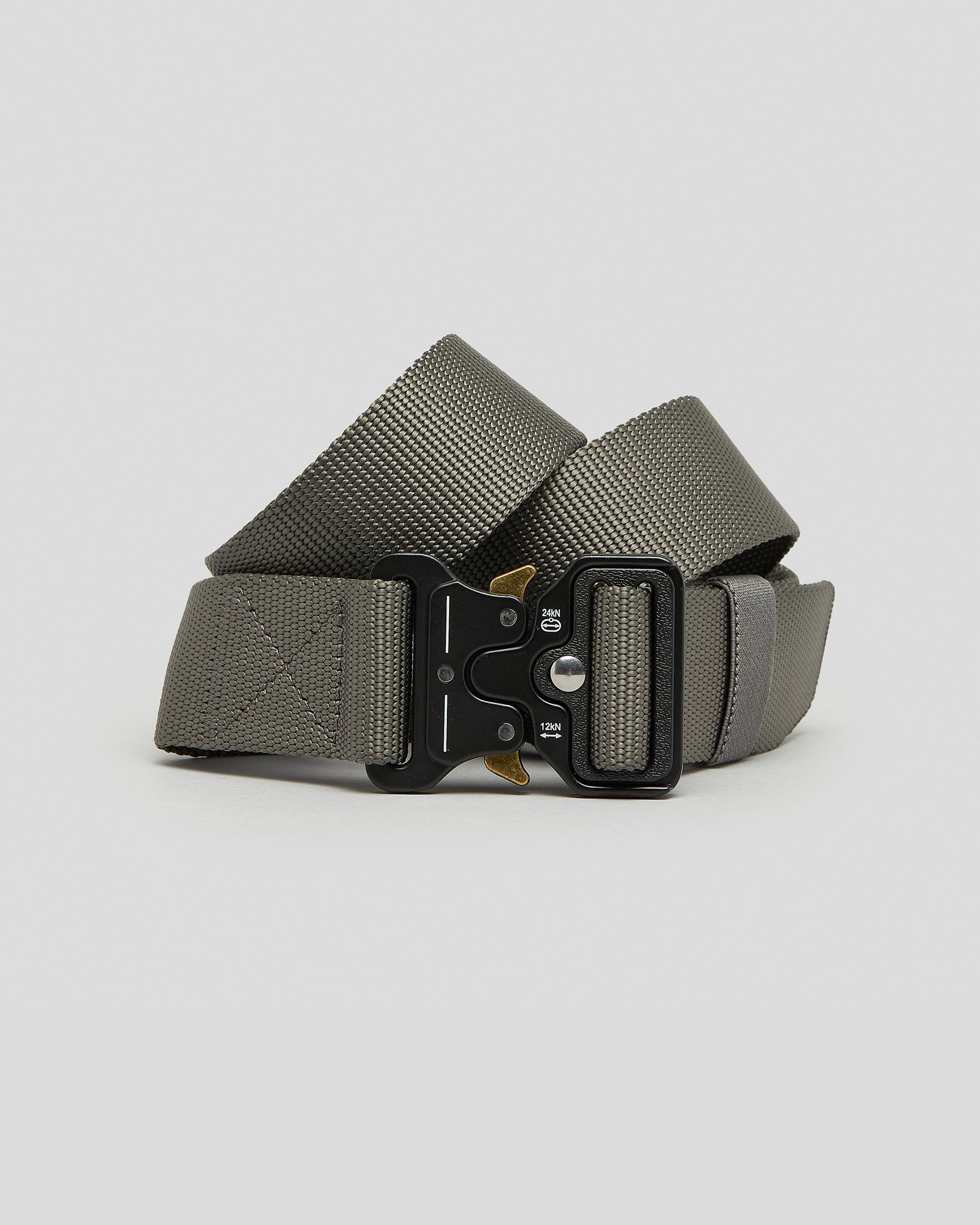 Shop Get It Now Security Web Belt In Gunmetal - Fast Shipping & Easy ...