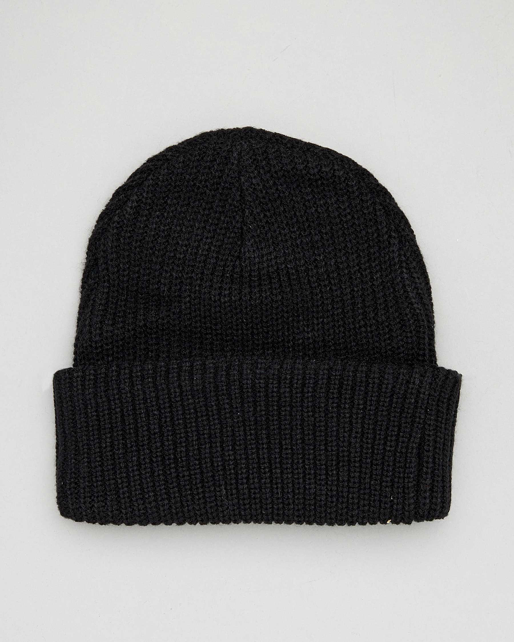 Stussy Cuff Stock Beanie In Black - Fast Shipping & Easy Returns - City ...