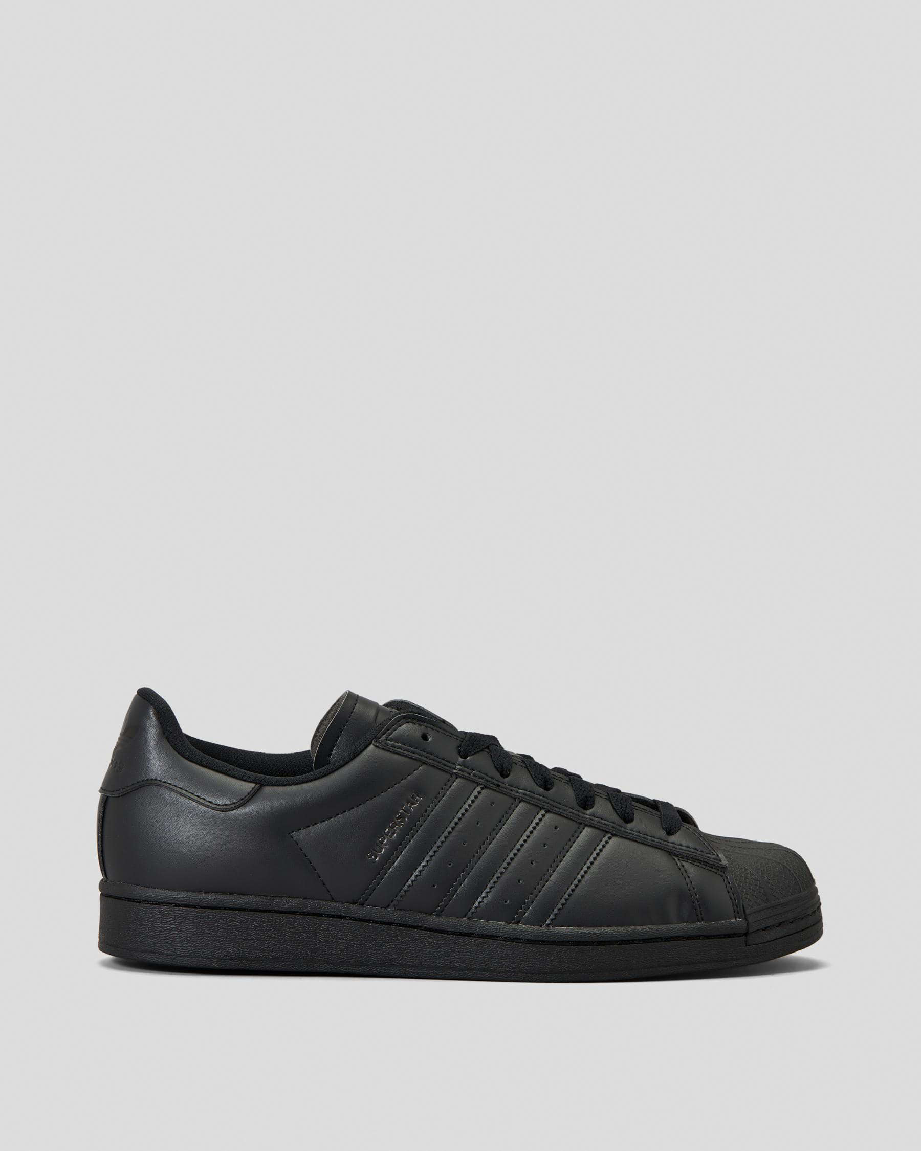 Shop adidas Superstar Adv Shoes In Core Black/core Black/gold Met ...