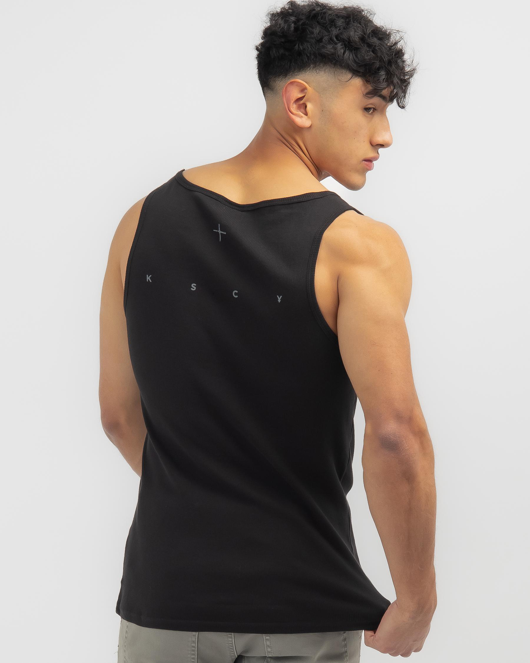 Shop Kiss Chacey Carmelo Singlet In Jet Black Fast Shipping & Easy Returns City Beach Australia