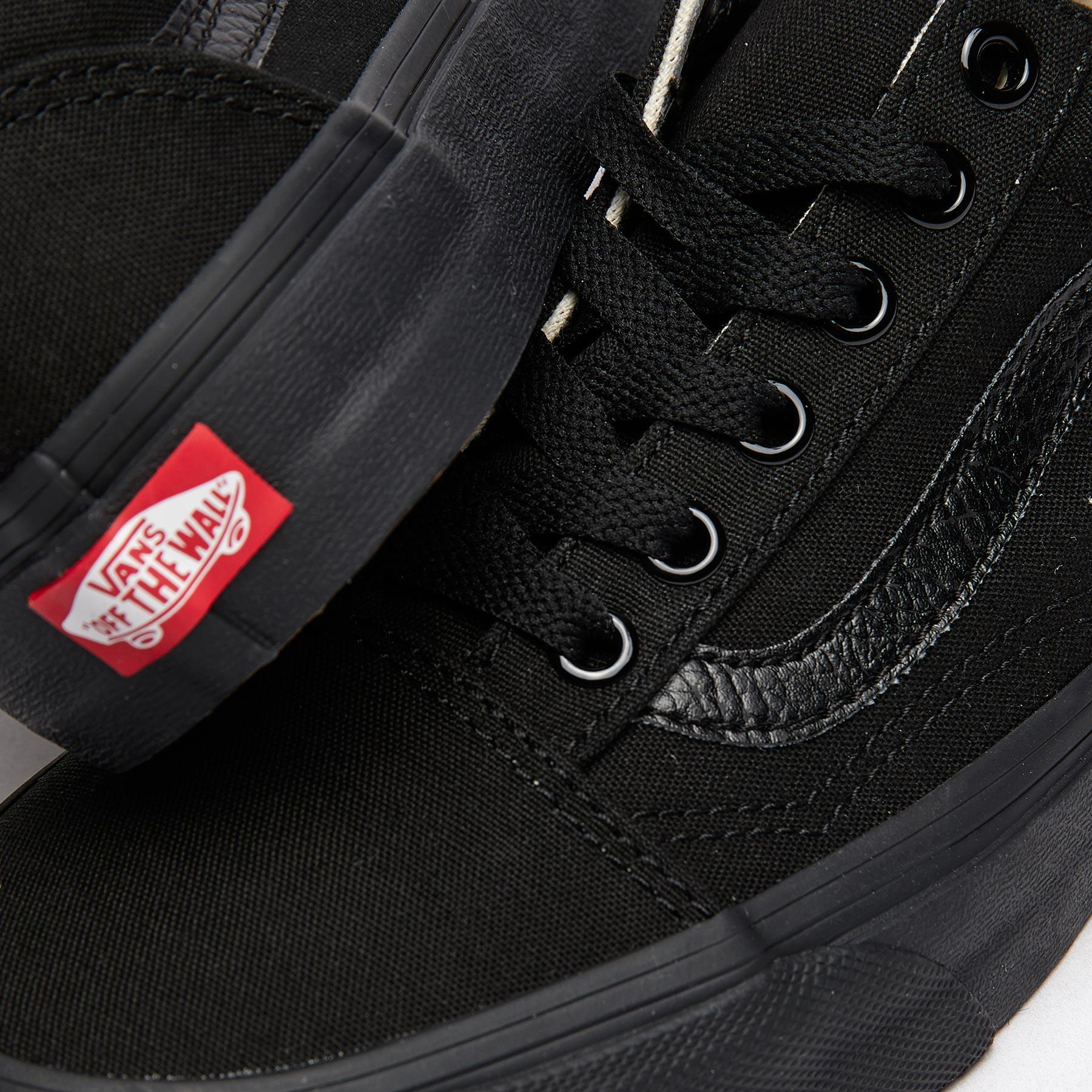 Shop Vans Womens Old Skool Shoes In Black/black Fast Shipping & Easy