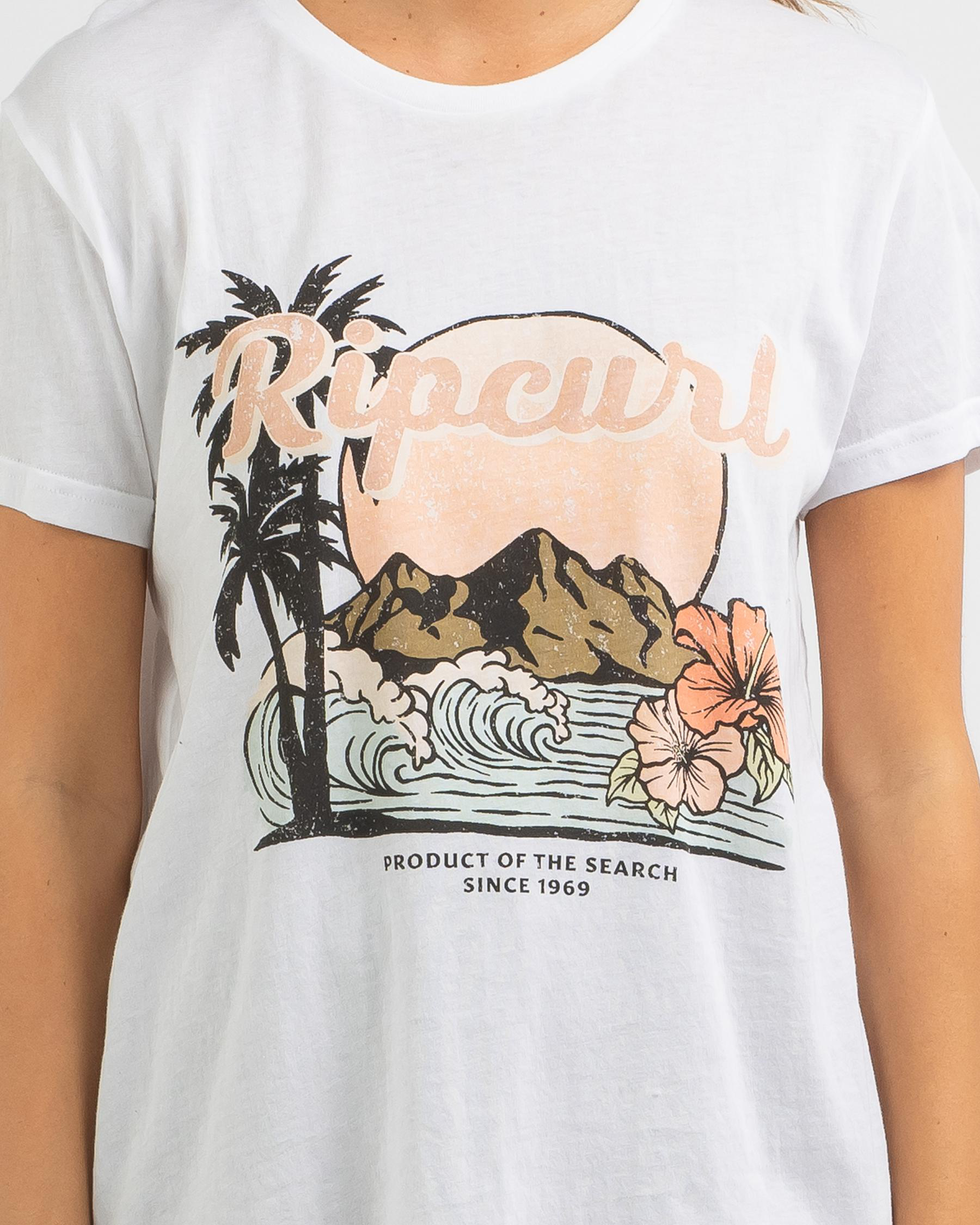Rip Curl Sunset Sessions Standard T-Shirt In Rip Curl White - Fast ...