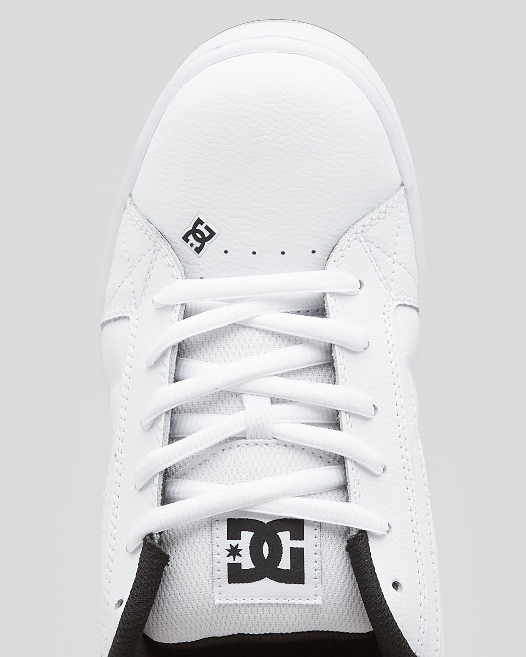 Shop DC Shoes Net Shoes In White/white/battleship - Fast Shipping ...