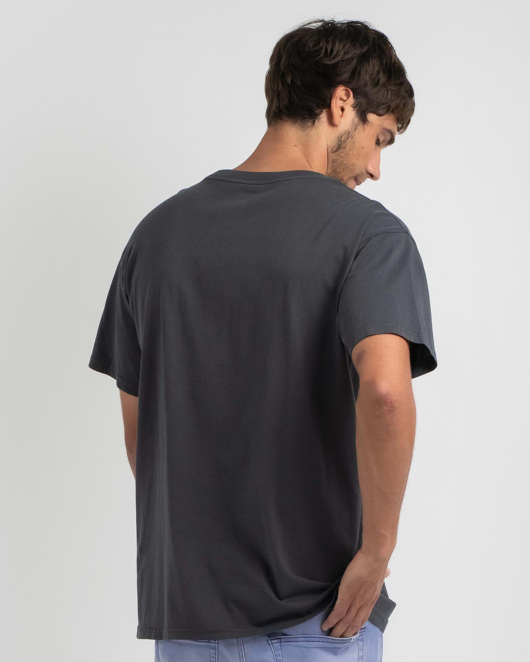 Billabong Premium Wave Wash T-Shirt In Washed Black - Fast Shipping ...