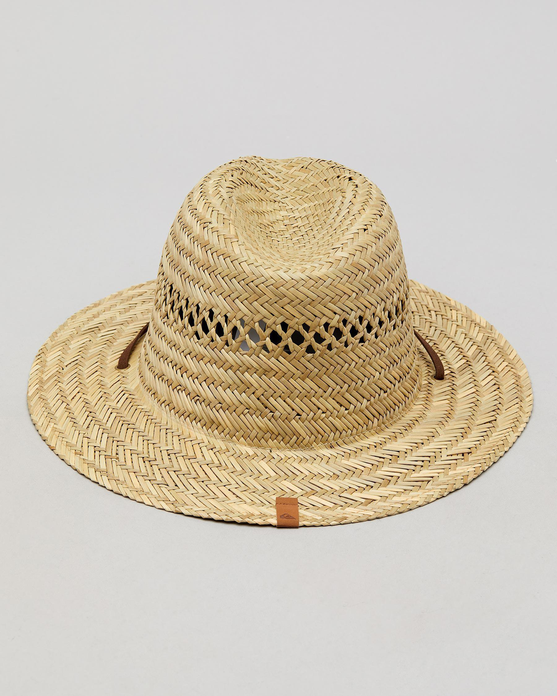 Shop Quiksilver Jettyside Straw Hat In Natural Fast Shipping & Easy Returns City Beach Australia
