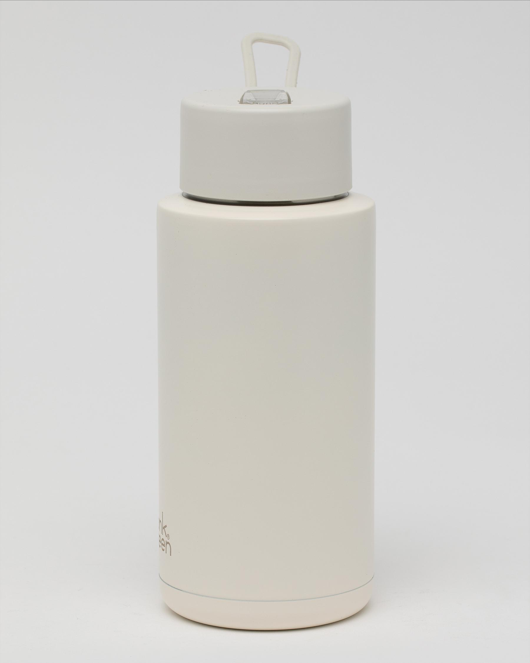 Frank Green 34oz Reusable Bottle with Straw Lid In Cloud FREE