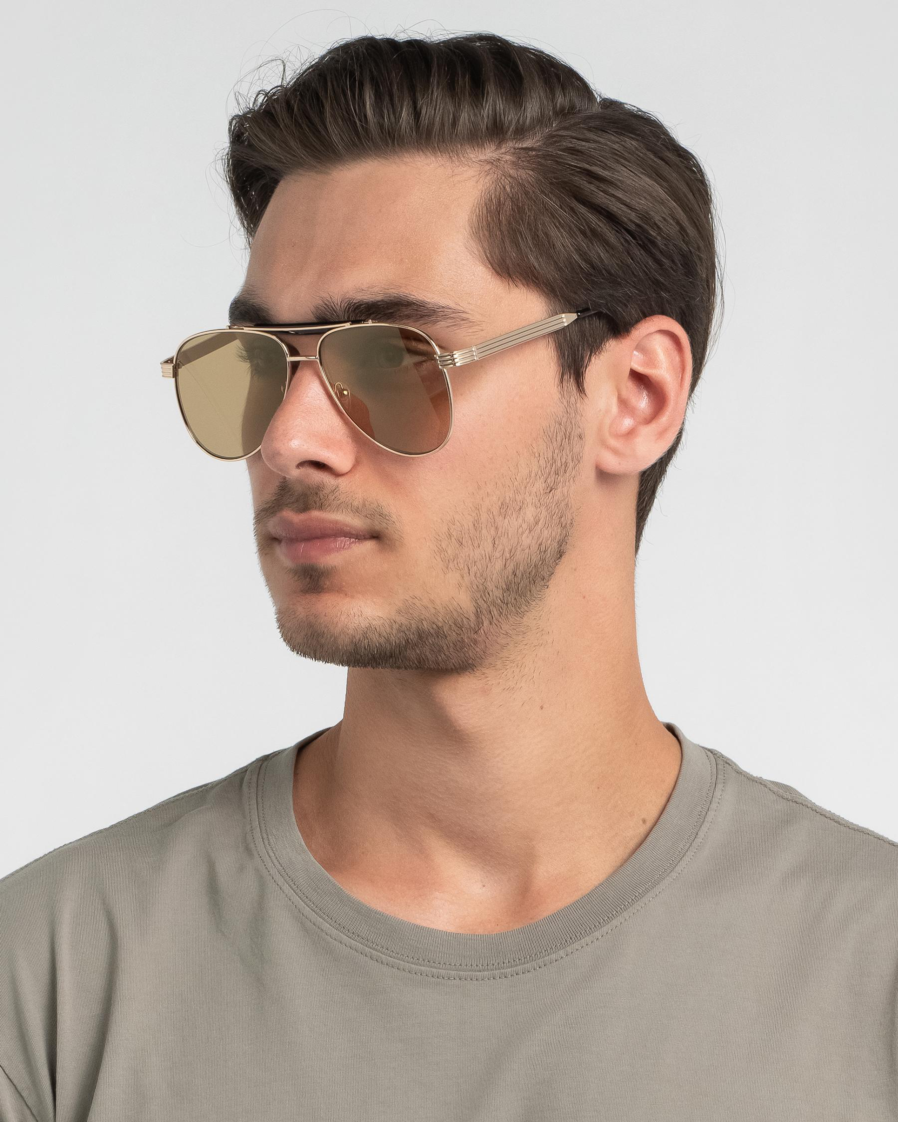 Shop Lucid Florence Sunglasses In Gold Fast Shipping & Easy Returns