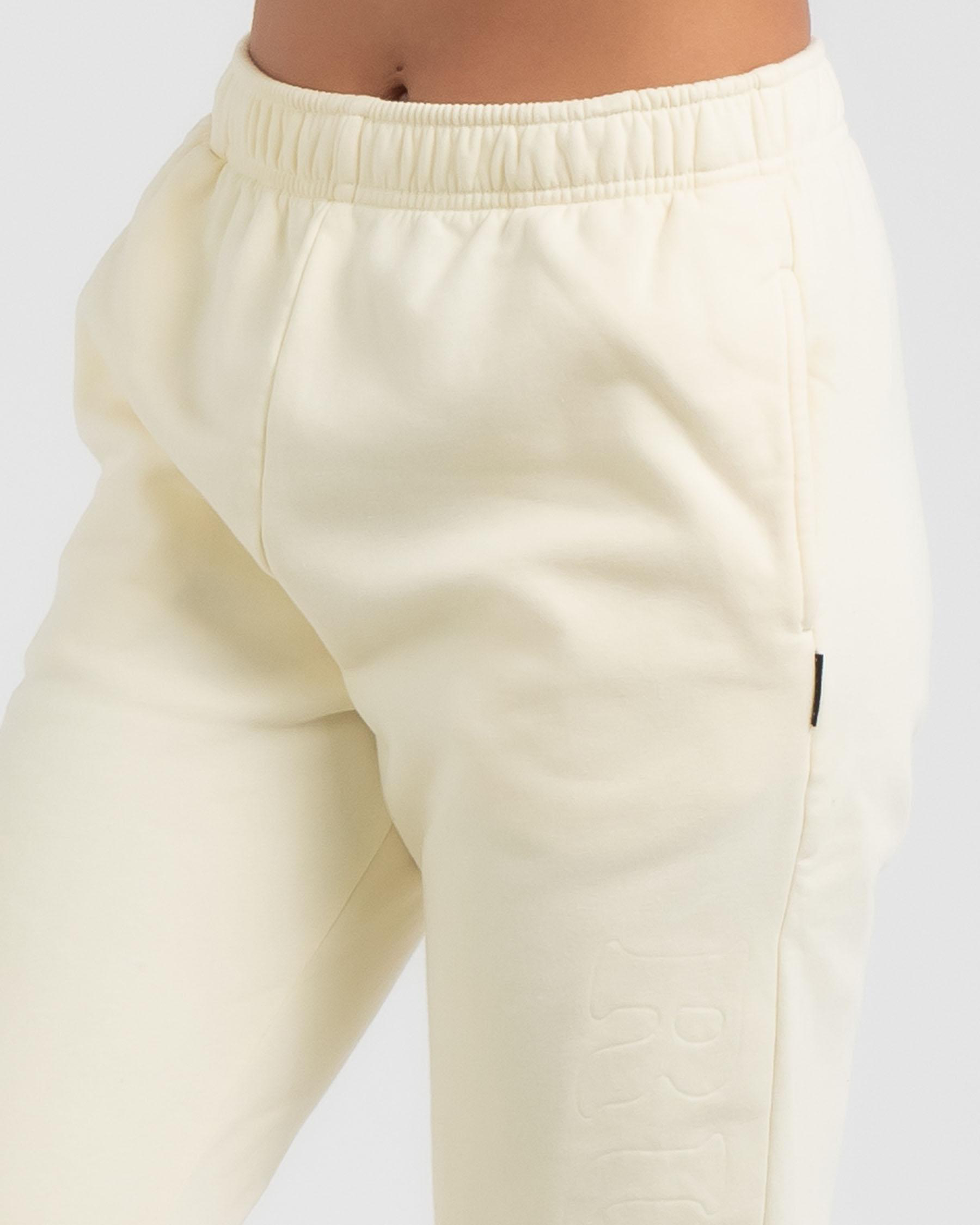 Shop Rusty Mia Track Pants In Whisper White Fast Shipping & Easy