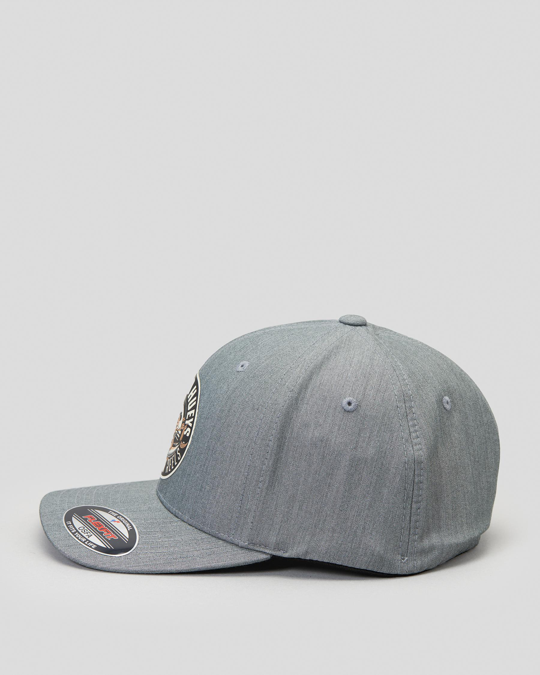 Shop The Mad Hueys Meals on Reels Flexfit Cap In Storm Fast Shipping
