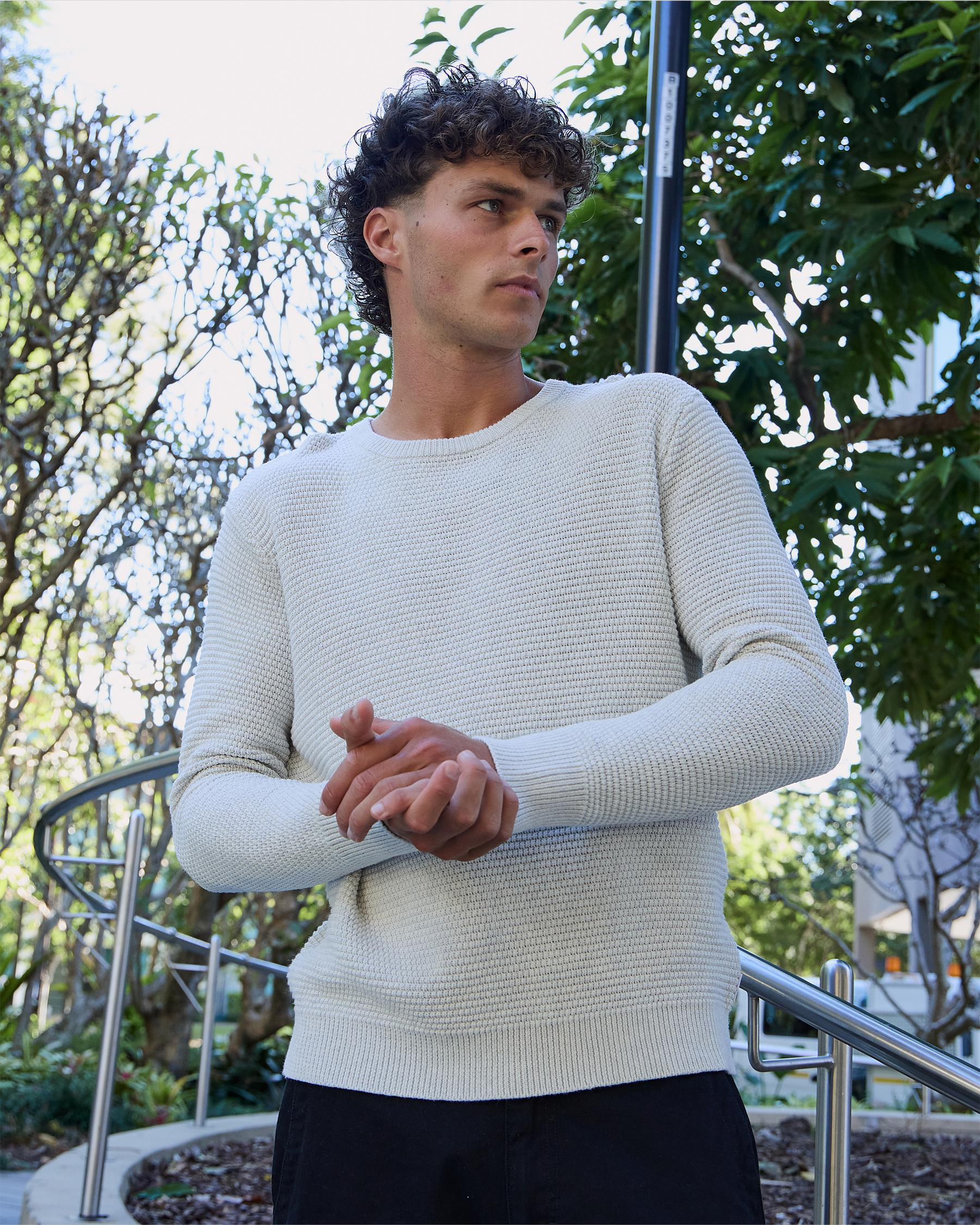 Shop Skylark Reason Knit Jumper In White - Fast Shipping & Easy Returns ...