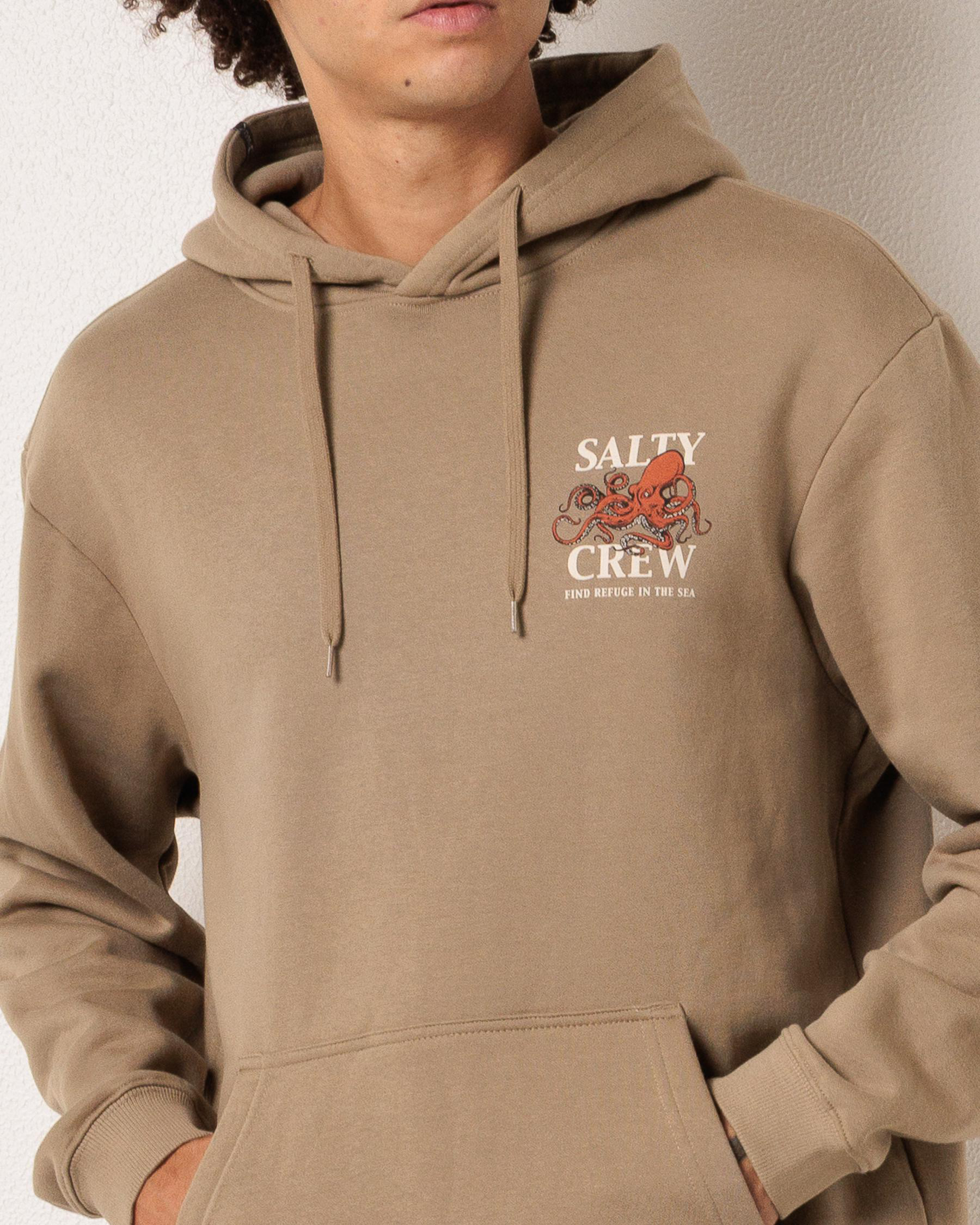 Shop Salty Crew Ink Sling MW Hoodie In Twig Fast Shipping Easy 