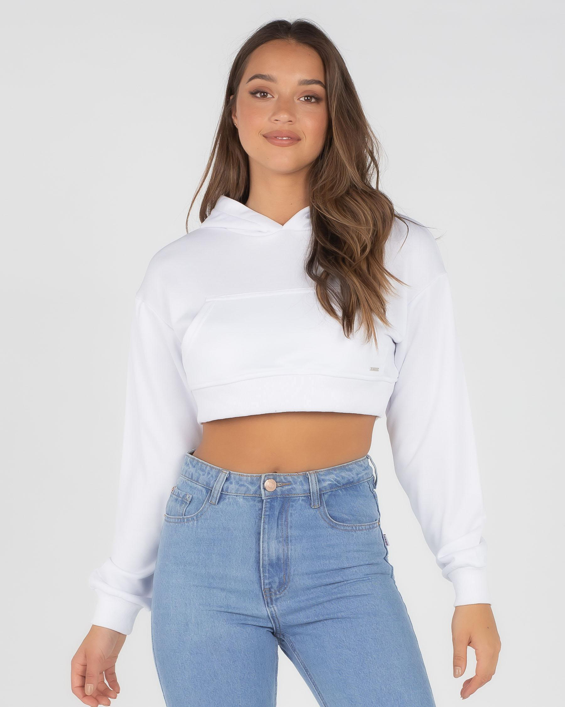 Ava Quilted Hoodie Top