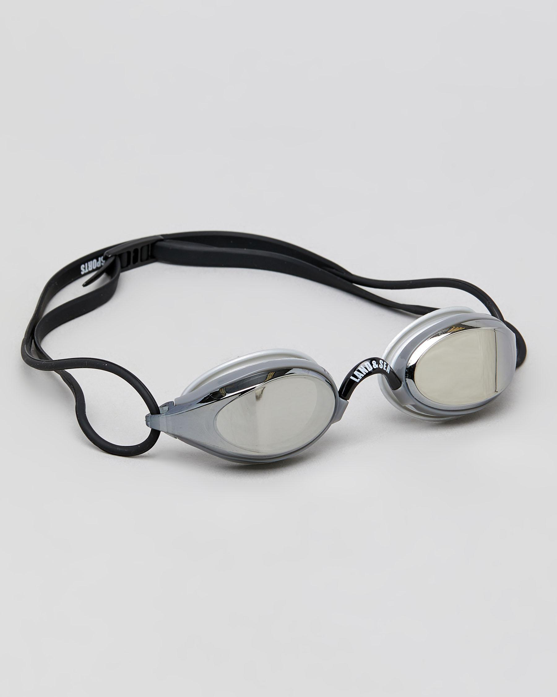 Land & Sea Sports Mirror Race Goggles In Black - FREE* Shipping & Easy ...