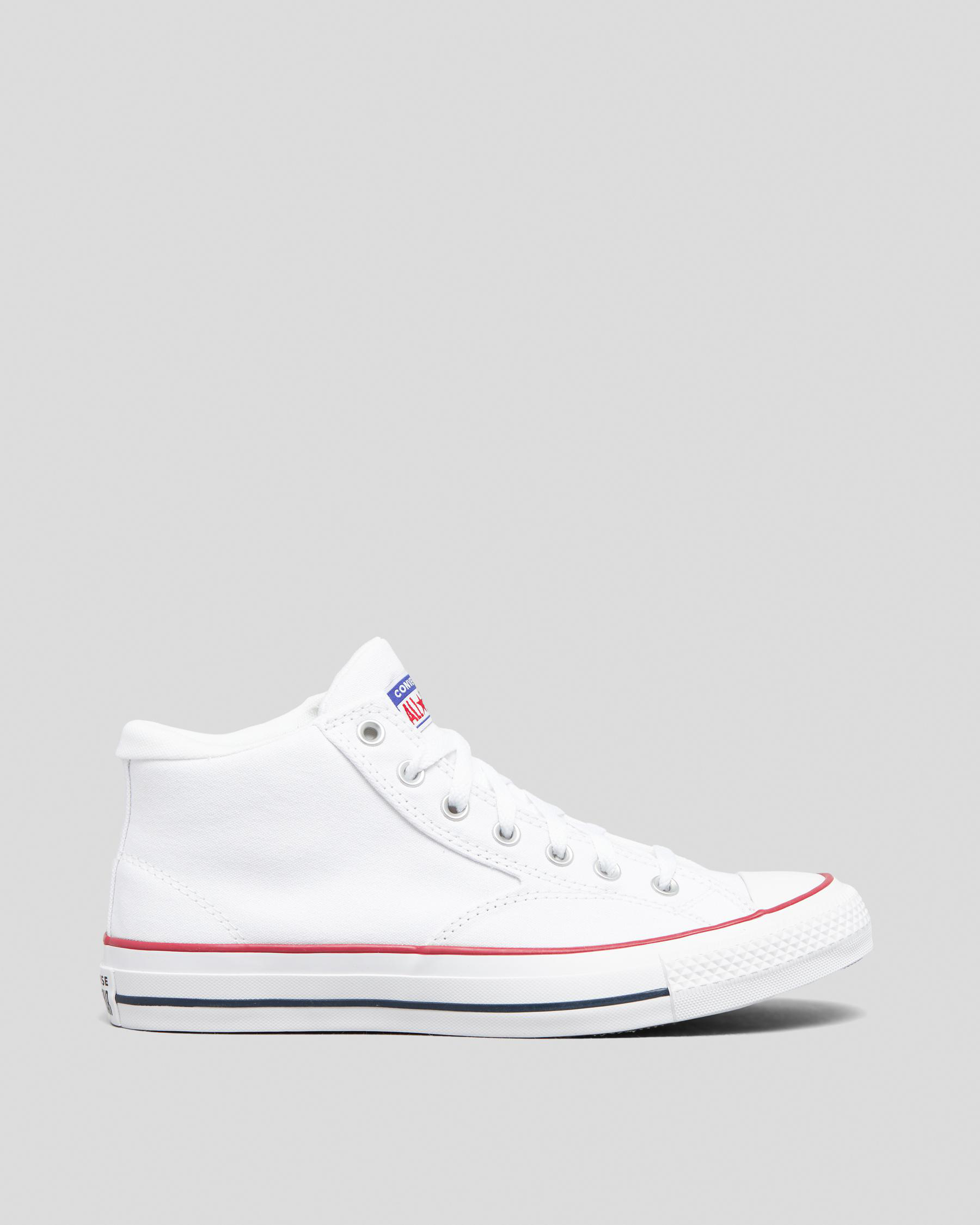 Converse Chuck Taylor Malden Street Mid Shoes In White/red/blue City