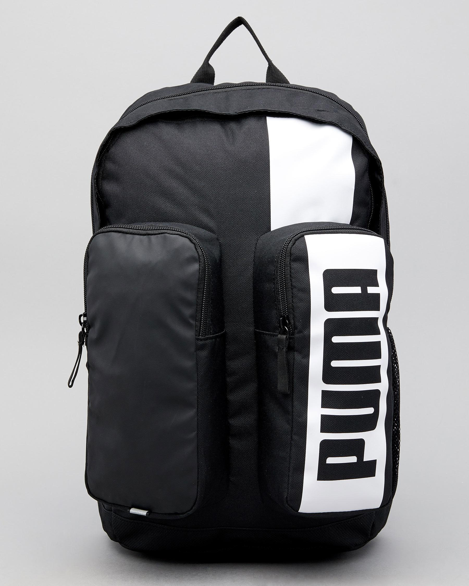 Shop Puma Deck Backpack II In Puma Black Fast Shipping & Easy Returns