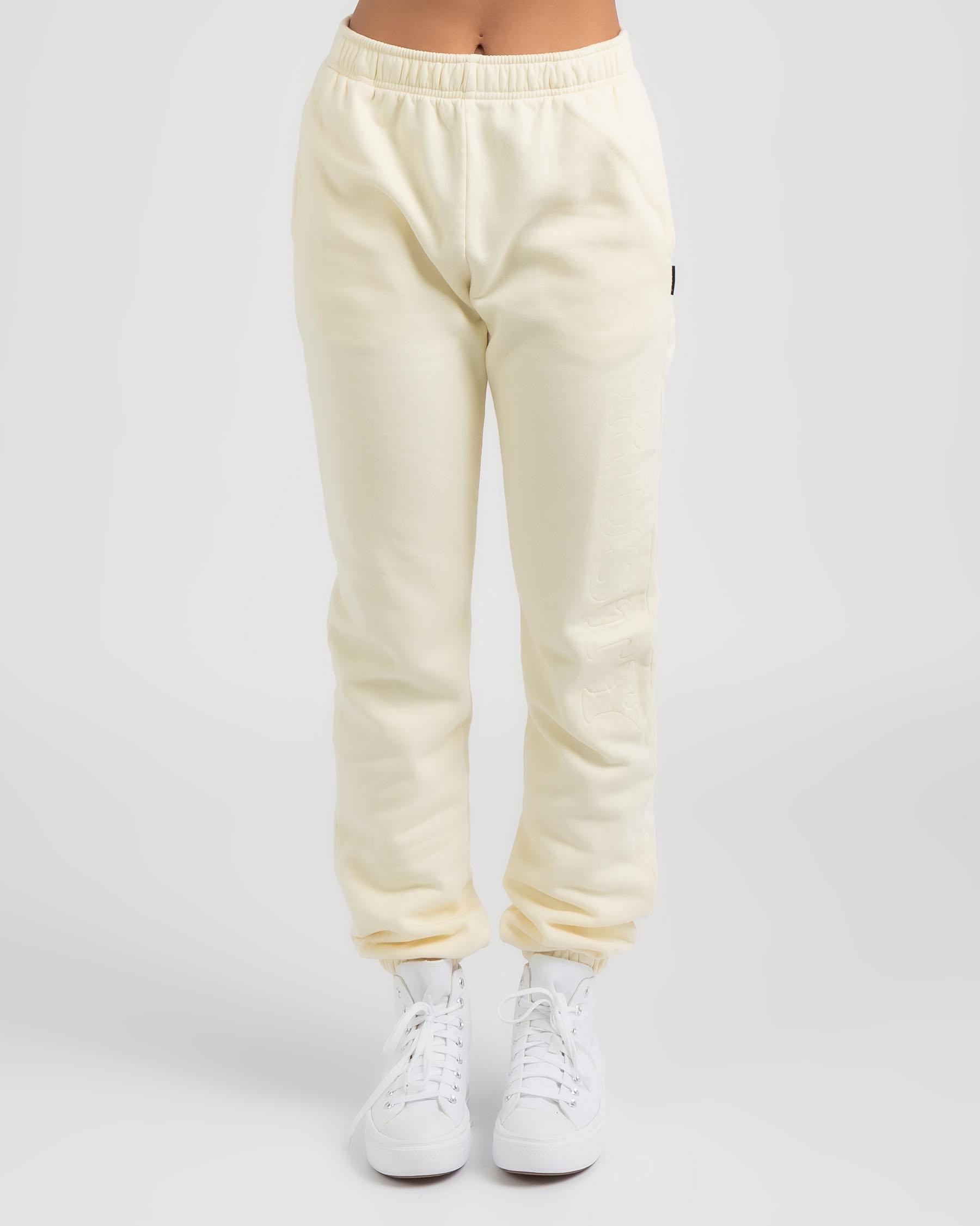 Shop Rusty Mia Track Pants In Whisper White Fast Shipping & Easy