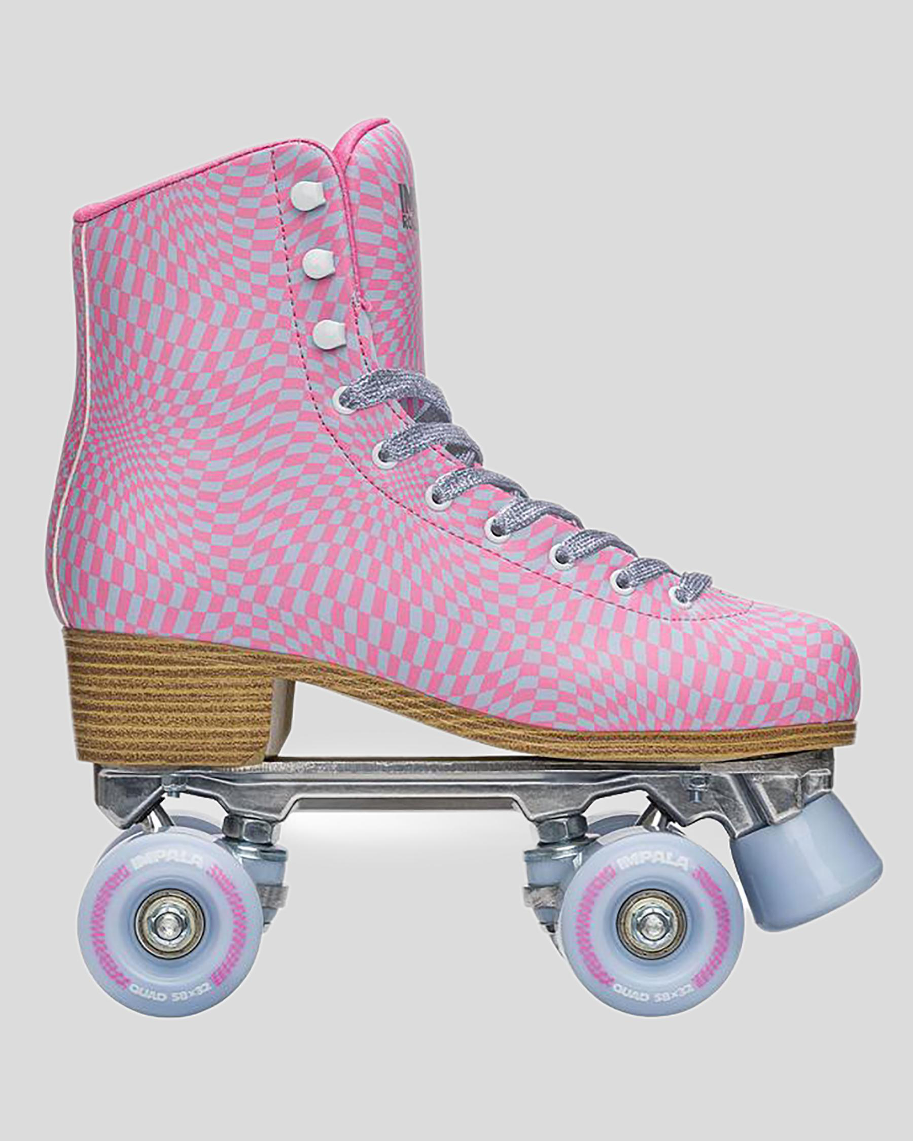 Shop Impala Quad Skate In Wavy Check Fast Shipping & Easy Returns