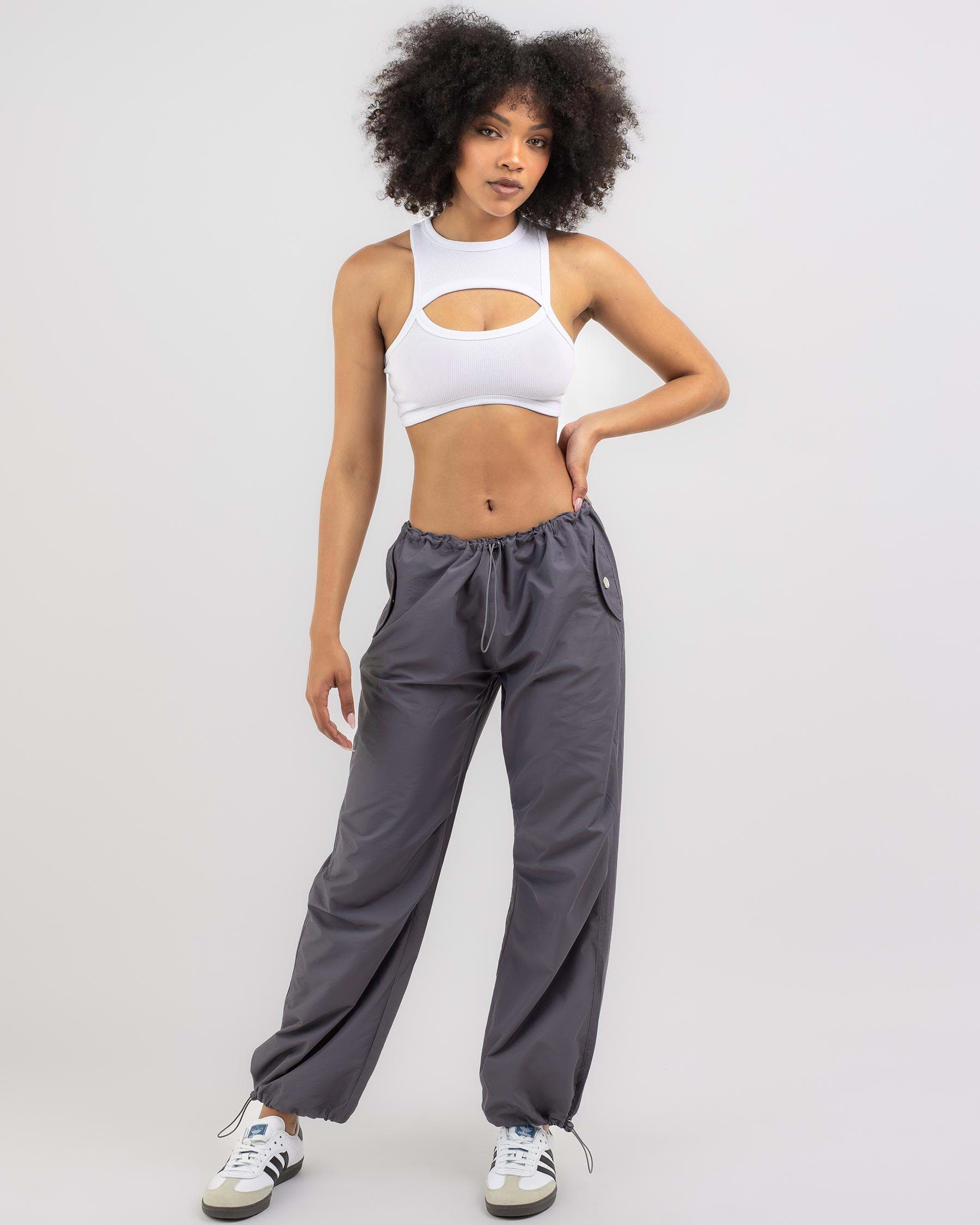 Shop Ava And Ever Hailey Pants In Grey - Fast Shipping & Easy Returns ...