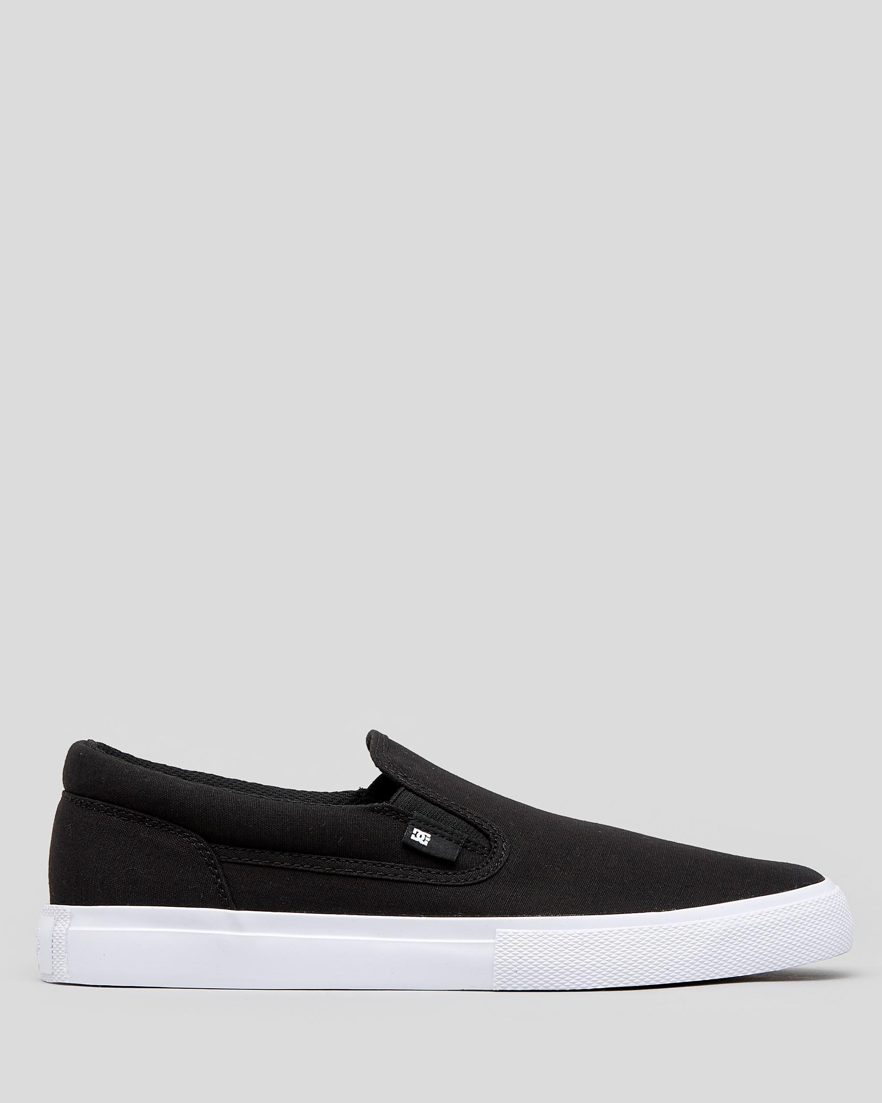 dc slip on skate shoes