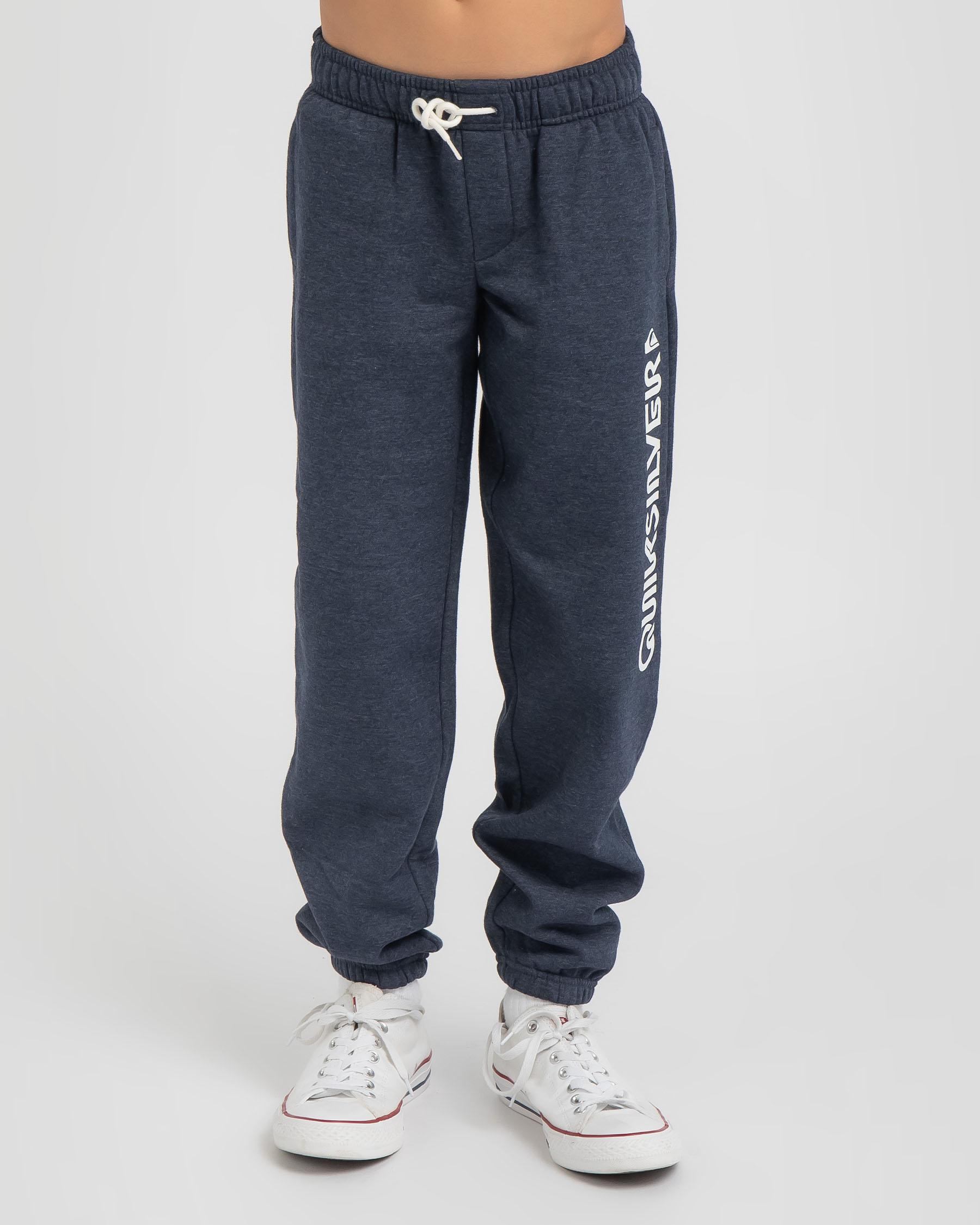 Shop Quiksilver Boys' Screen Track Pants In Navy Blazer Fast Shipping & Easy Returns City
