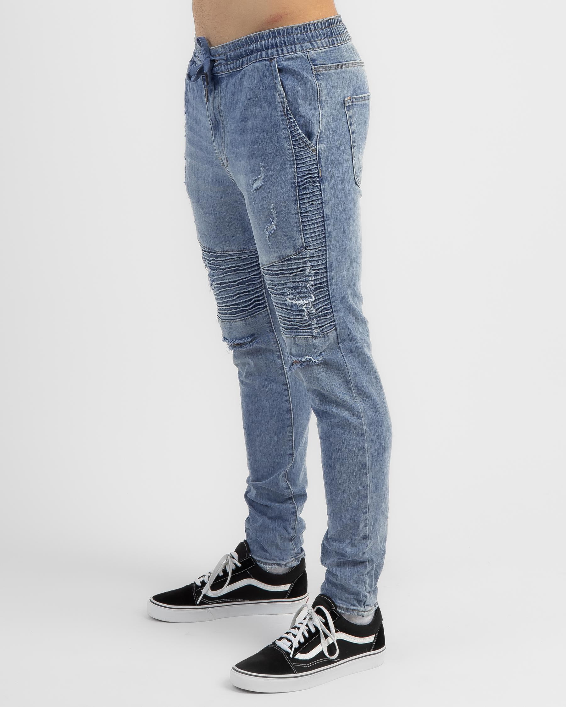 Shop Kiss Chacey Freemont Jeans In Horizon Blue - Fast Shipping & Easy ...