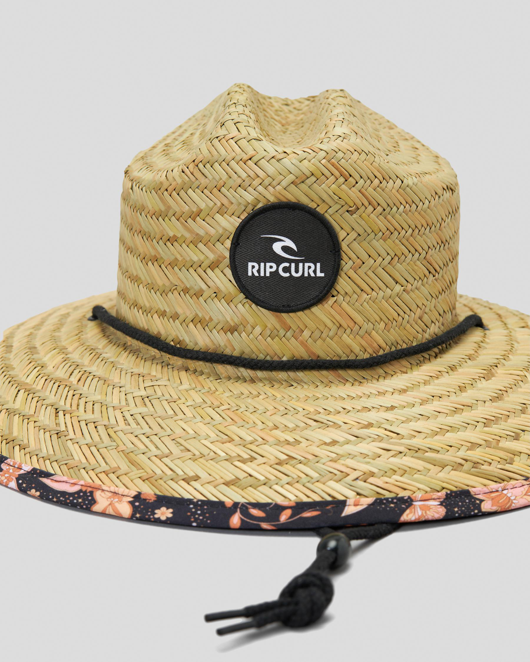 Shop Rip Curl Girls' Mixed Straw Hat In Natural Fast Shipping & Easy Returns City Beach