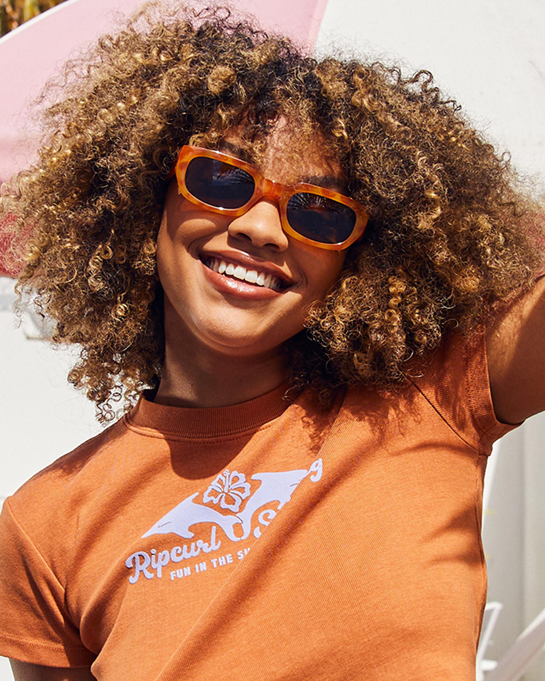 Shop Indie Eyewear Kauai Sunglasses In Amber Tort/brown Fast Shipping