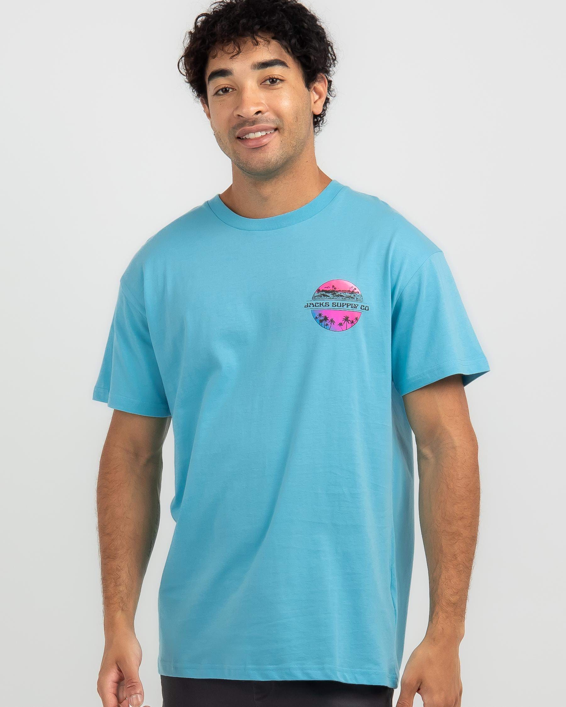 Jacks Summer T-Shirt In Pastel Blue - Fast Shipping & Easy Returns ...