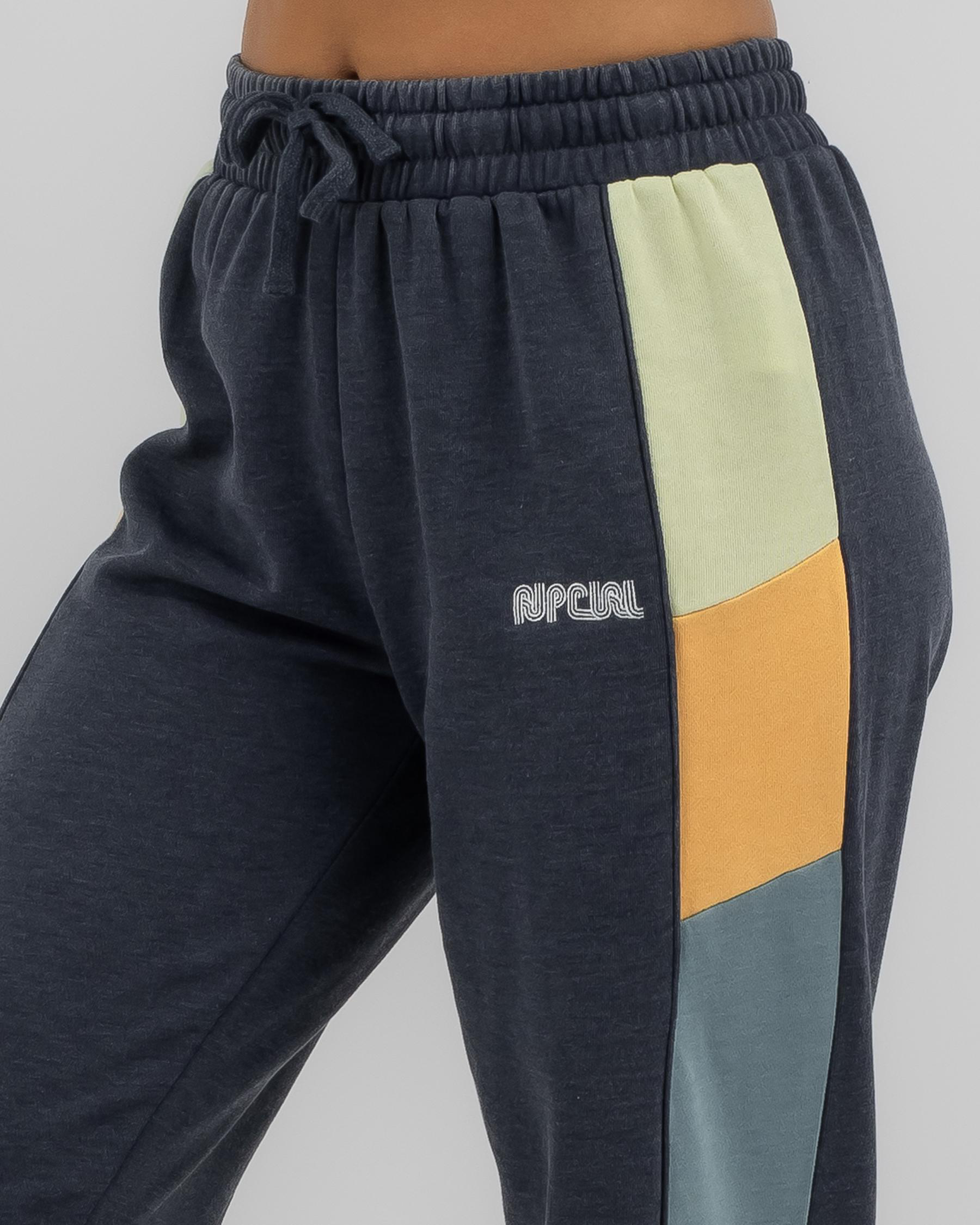 Shop Rip Curl Surf Revival Track Pant In Navy Fast Shipping & Easy
