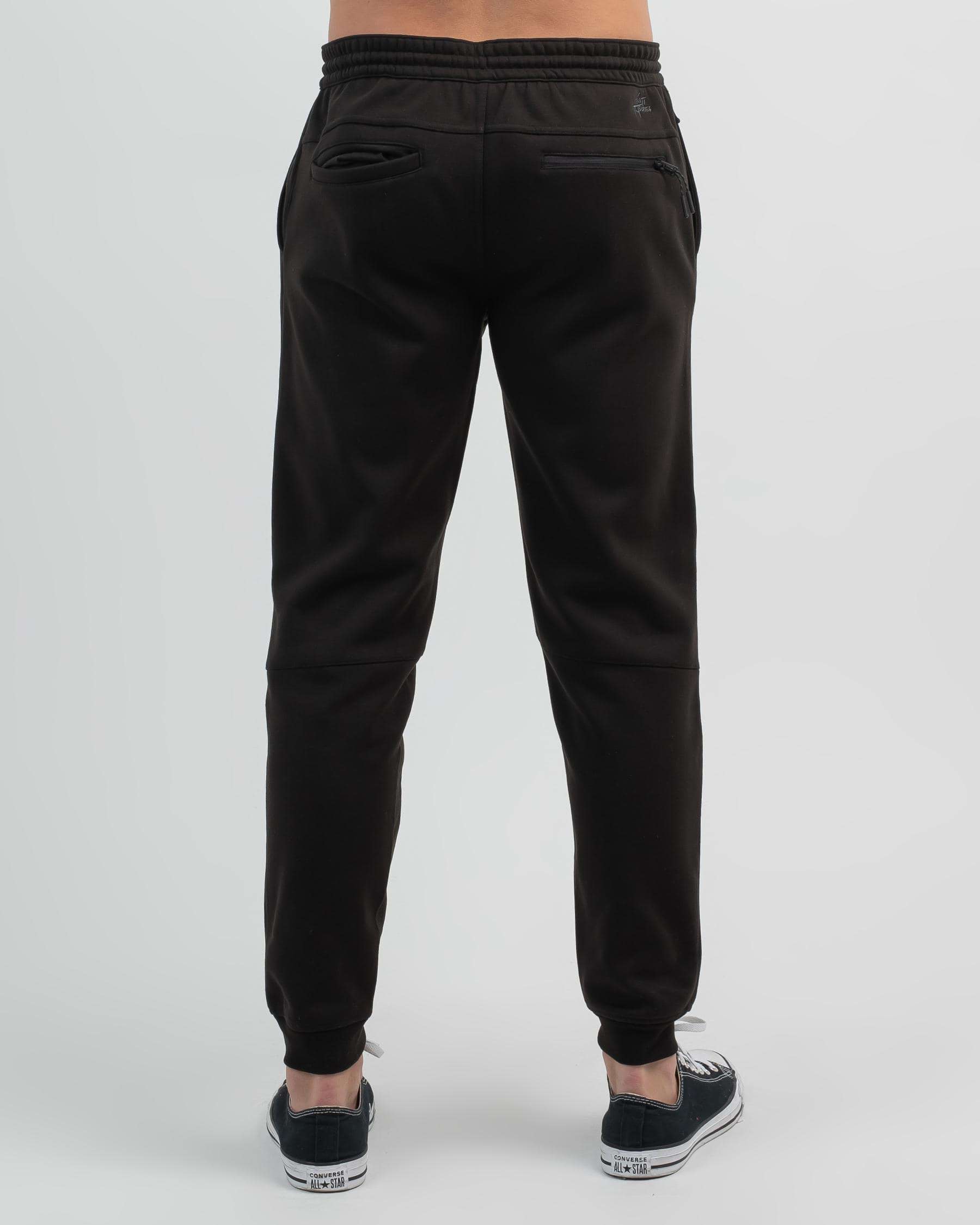 Rip Curl Departed Anti-Series Track Pants In Black - Fast Shipping ...
