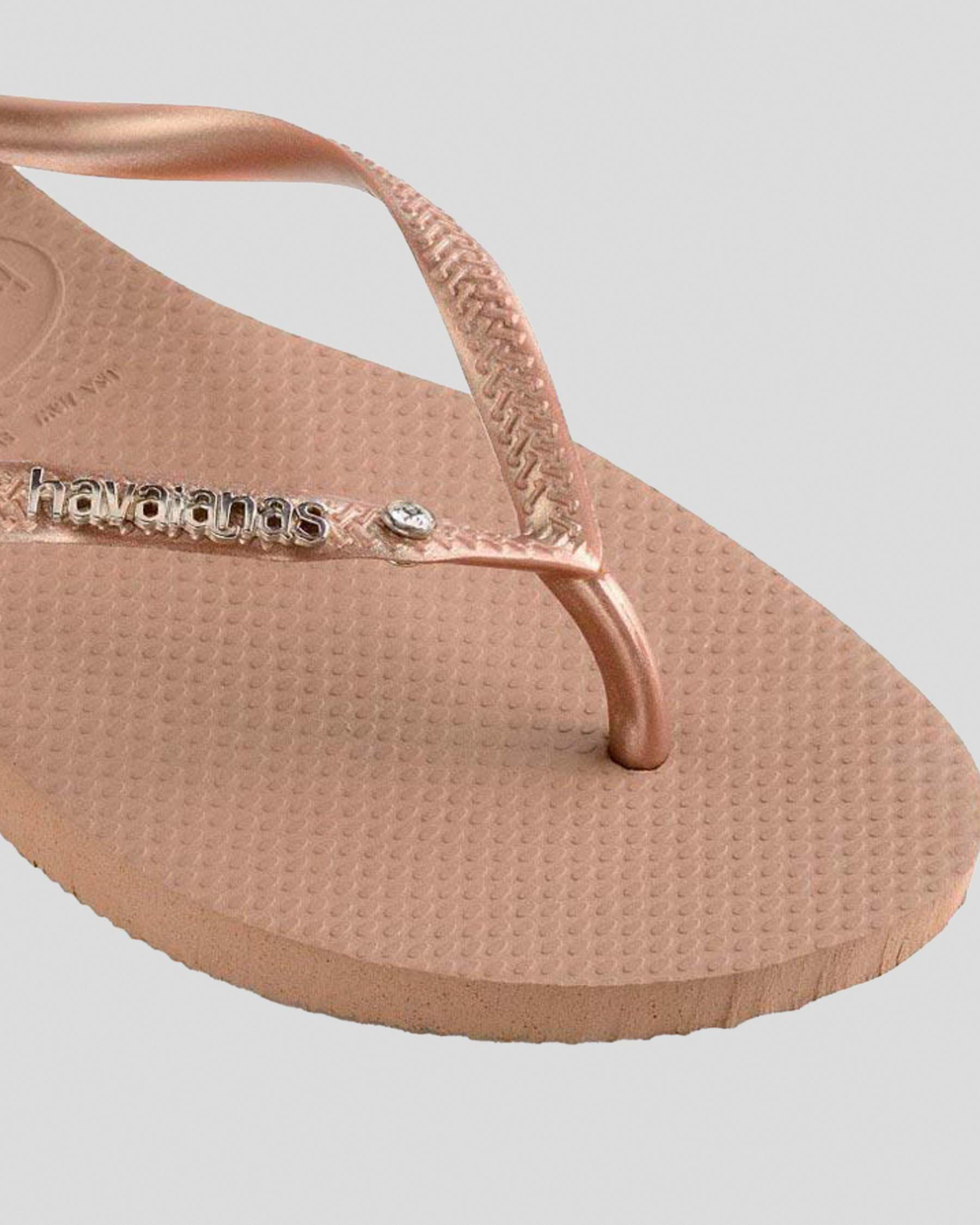 Slim Metal Crystal Thongs