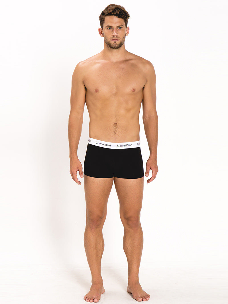 Cotton Stretch Low Rise Trunks 3 Pack