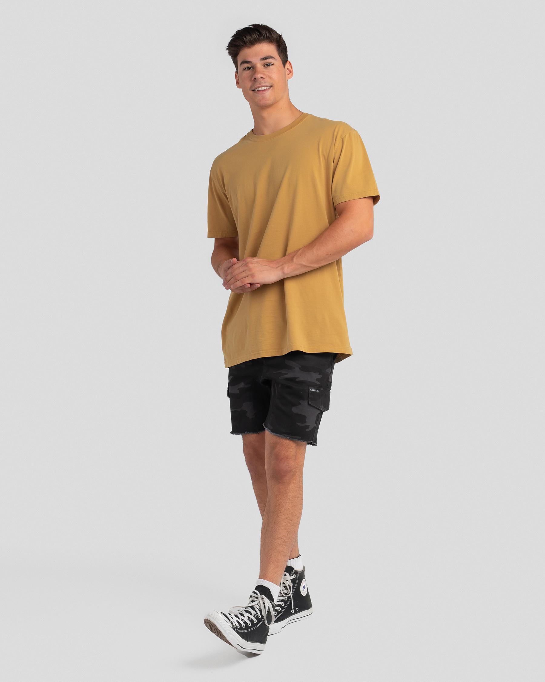 Anchorage Elastic Waist Shorts