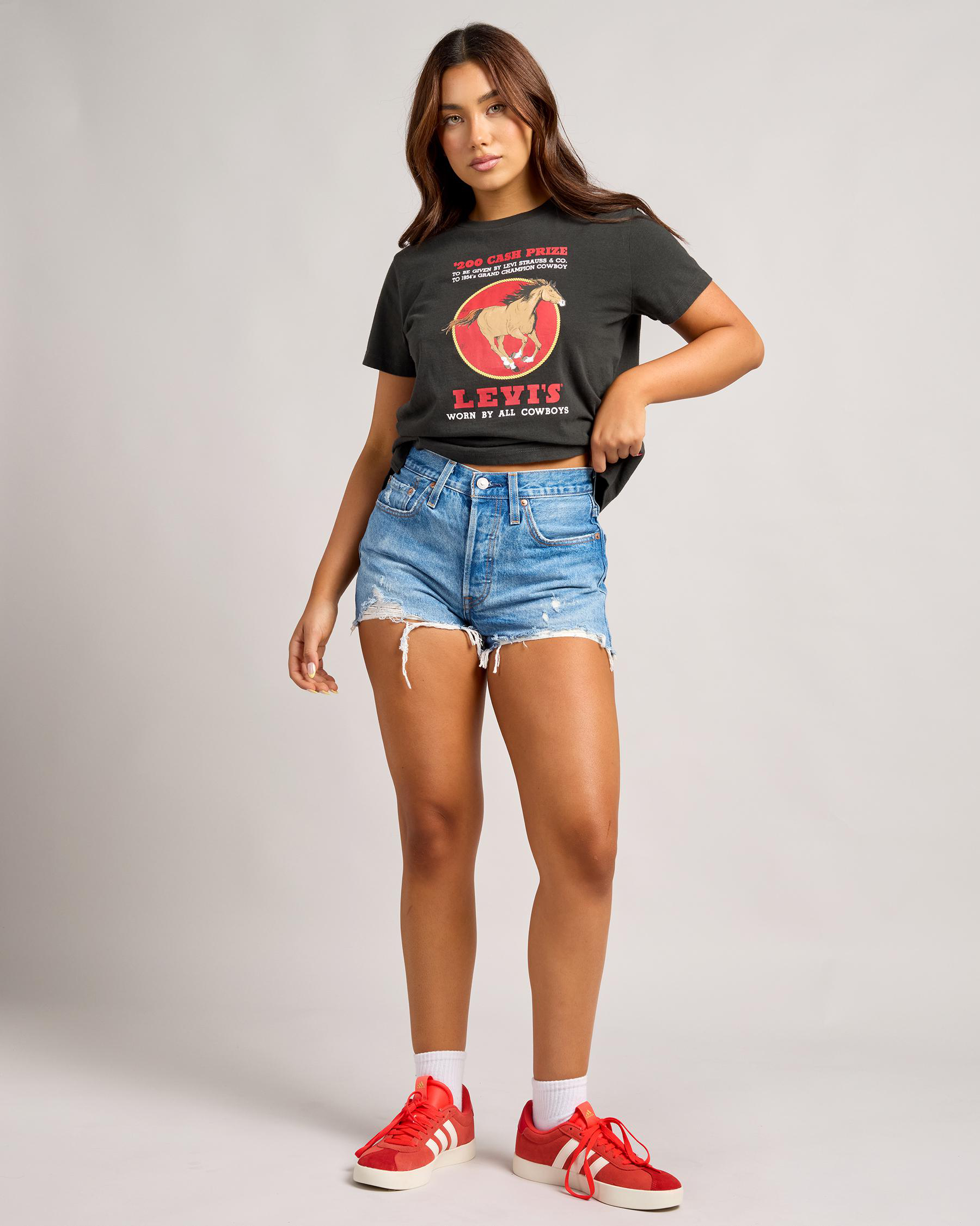 501® Original High-Rise Jean Shorts
