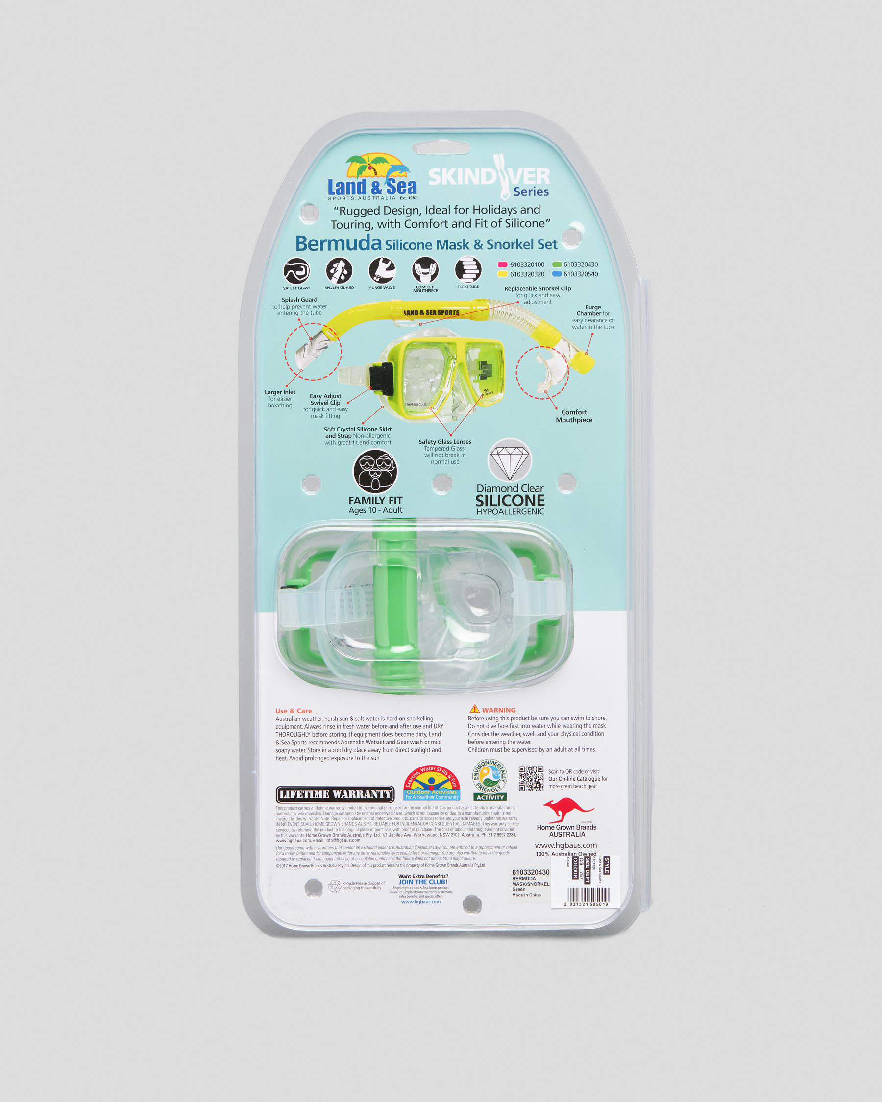 Bermuda Mask & Snorkel Set