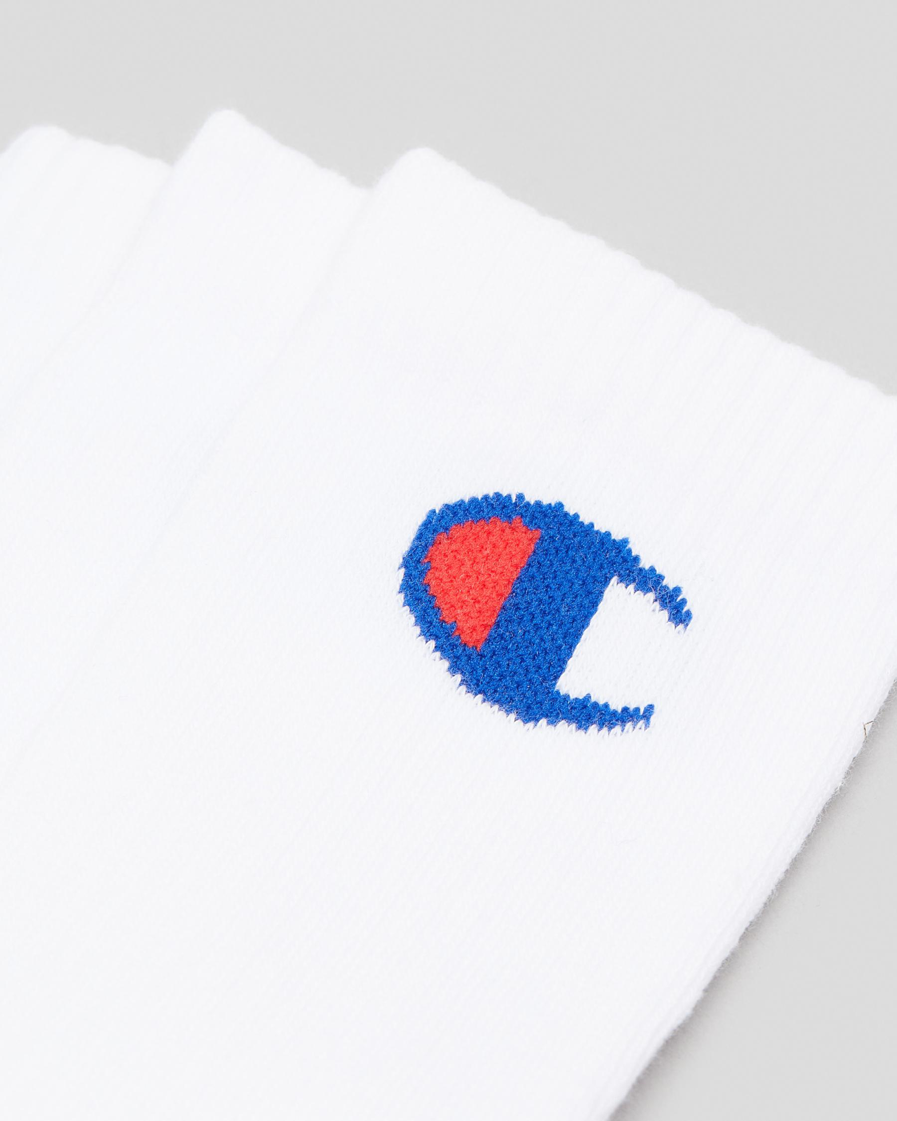 Large Sport C Logo Crew Socks 3 Pack
