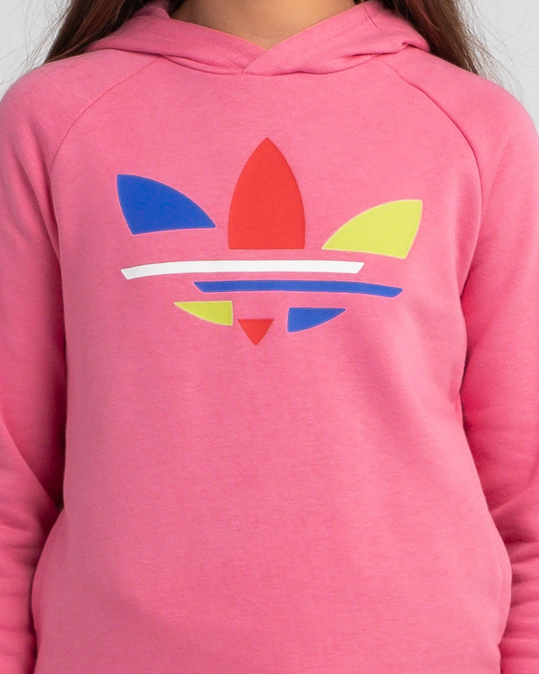 Trefoil Print Hoodie