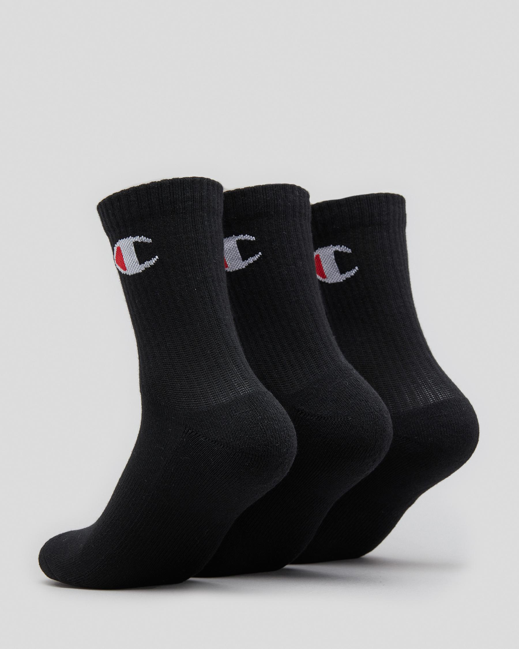 Junior Boys' Medium Sport C Logo Crew Socks