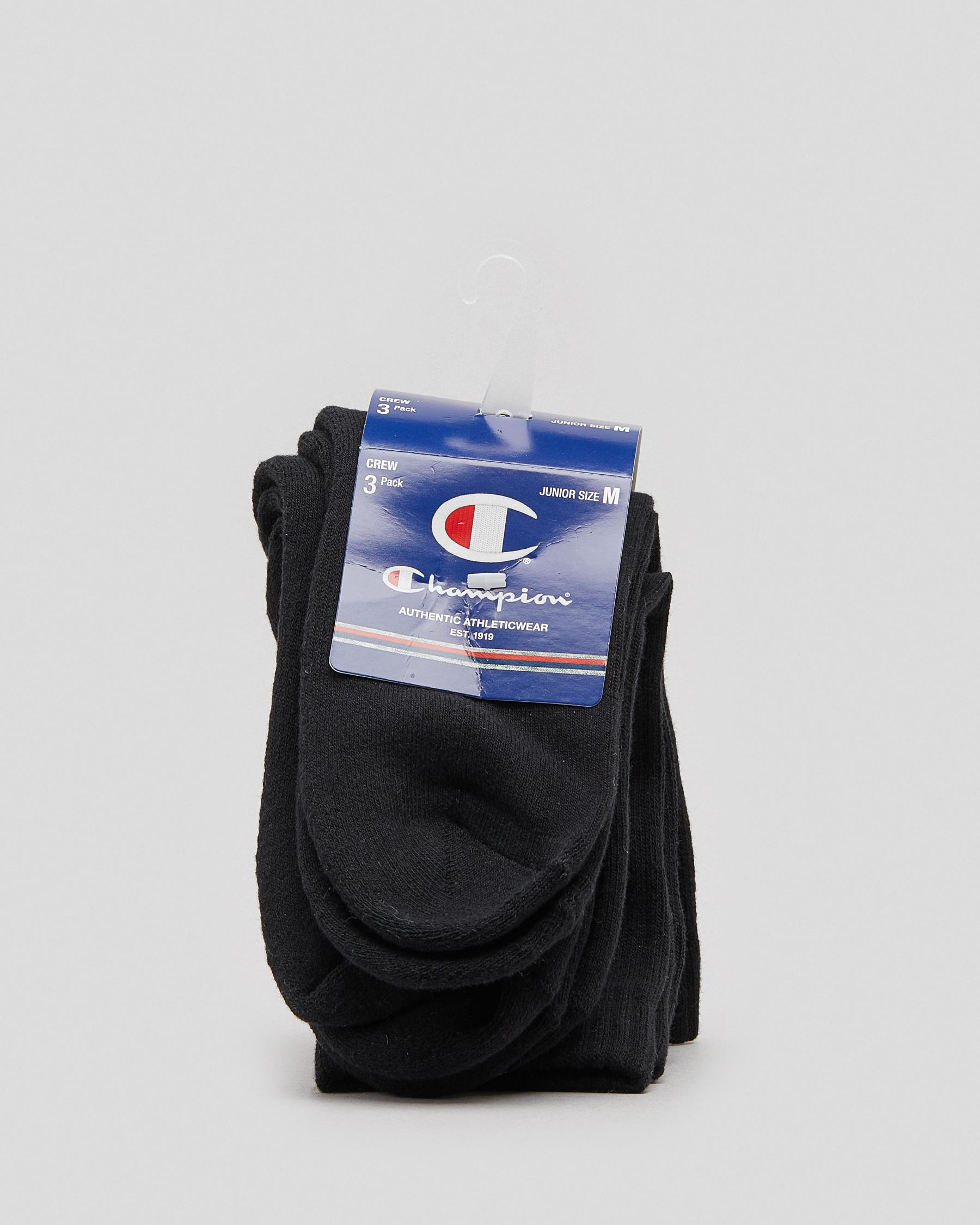 Junior Boys' Medium Sport C Logo Crew Socks