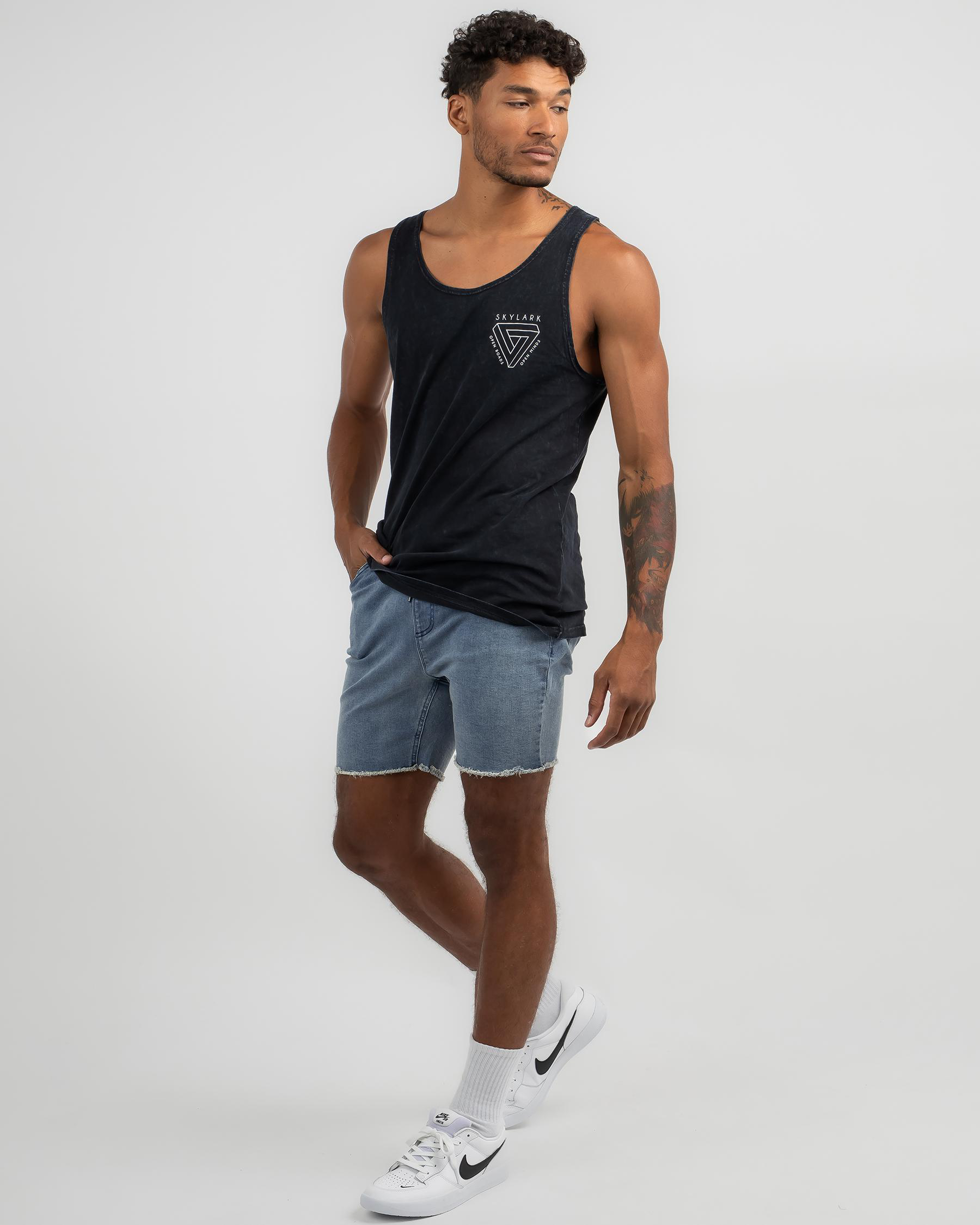 Lured Elastic Waist Shorts