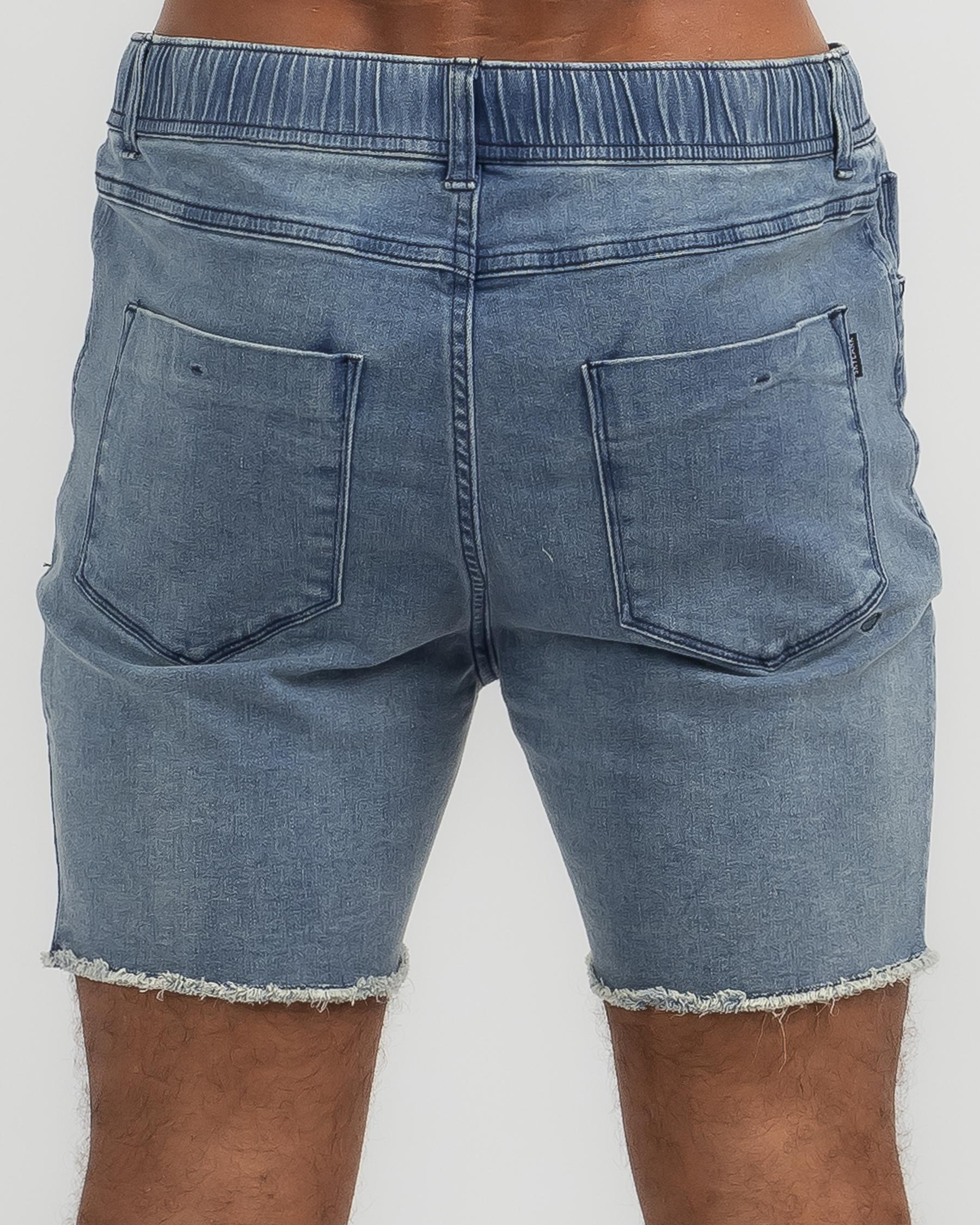 Lured Elastic Waist Shorts