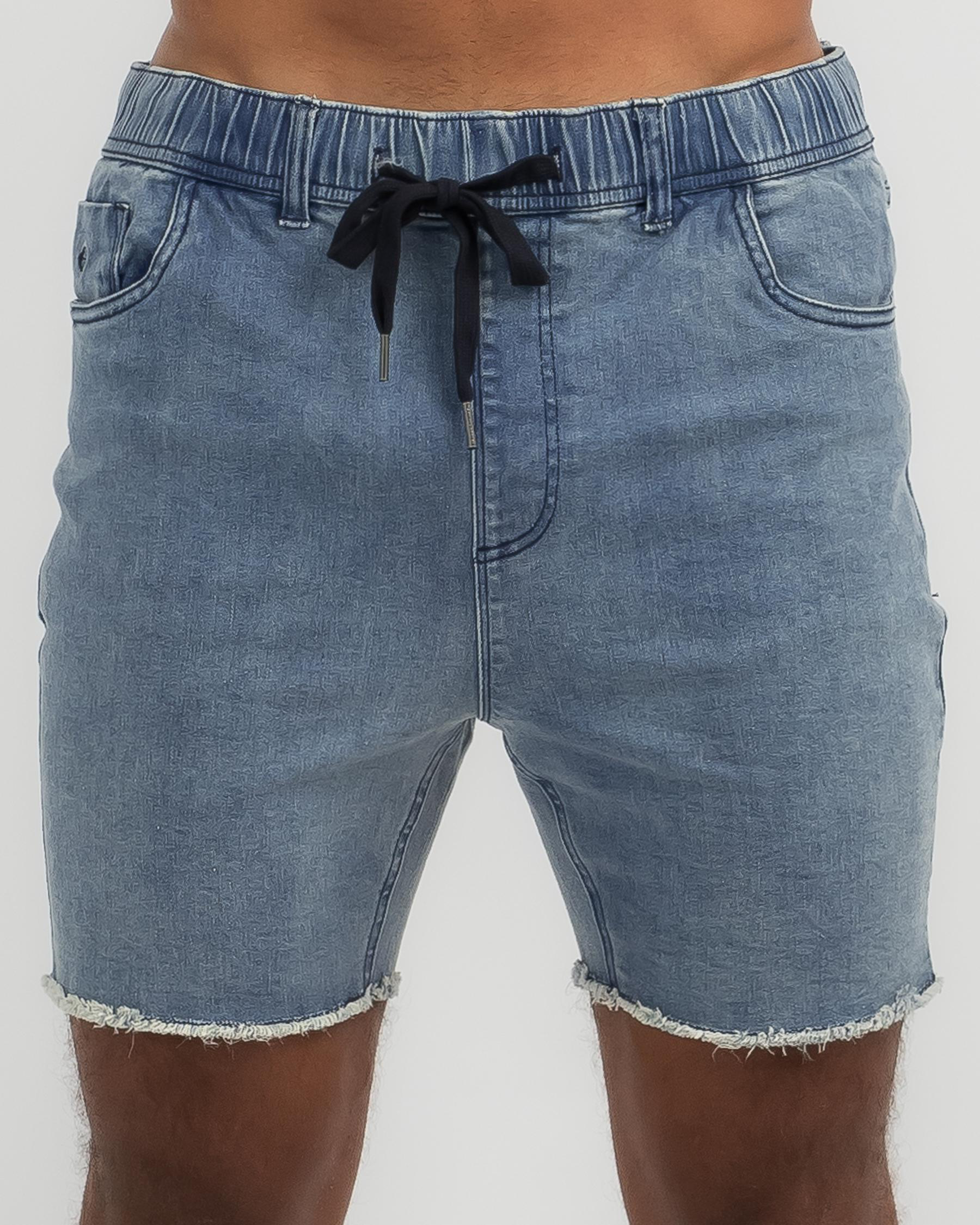 Lured Elastic Waist Shorts