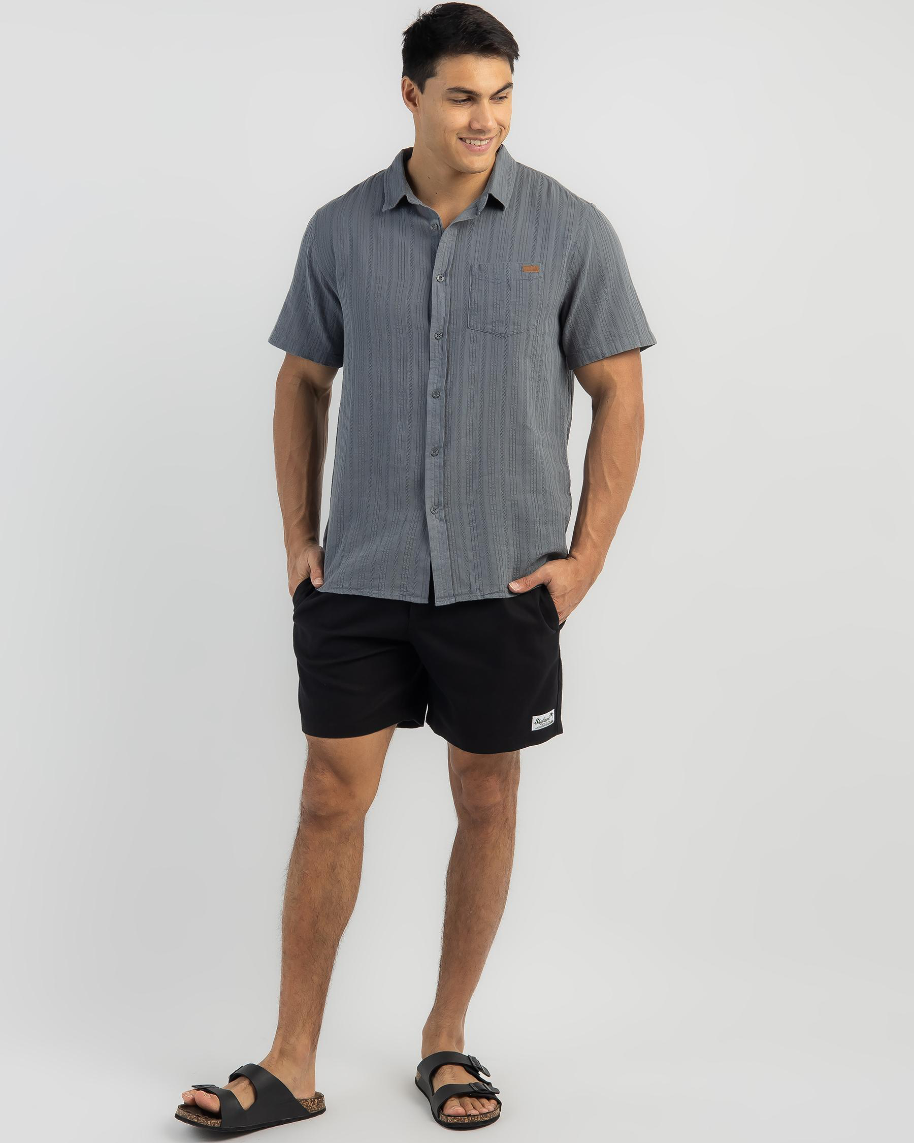 Hemp Elastic Waist Shorts