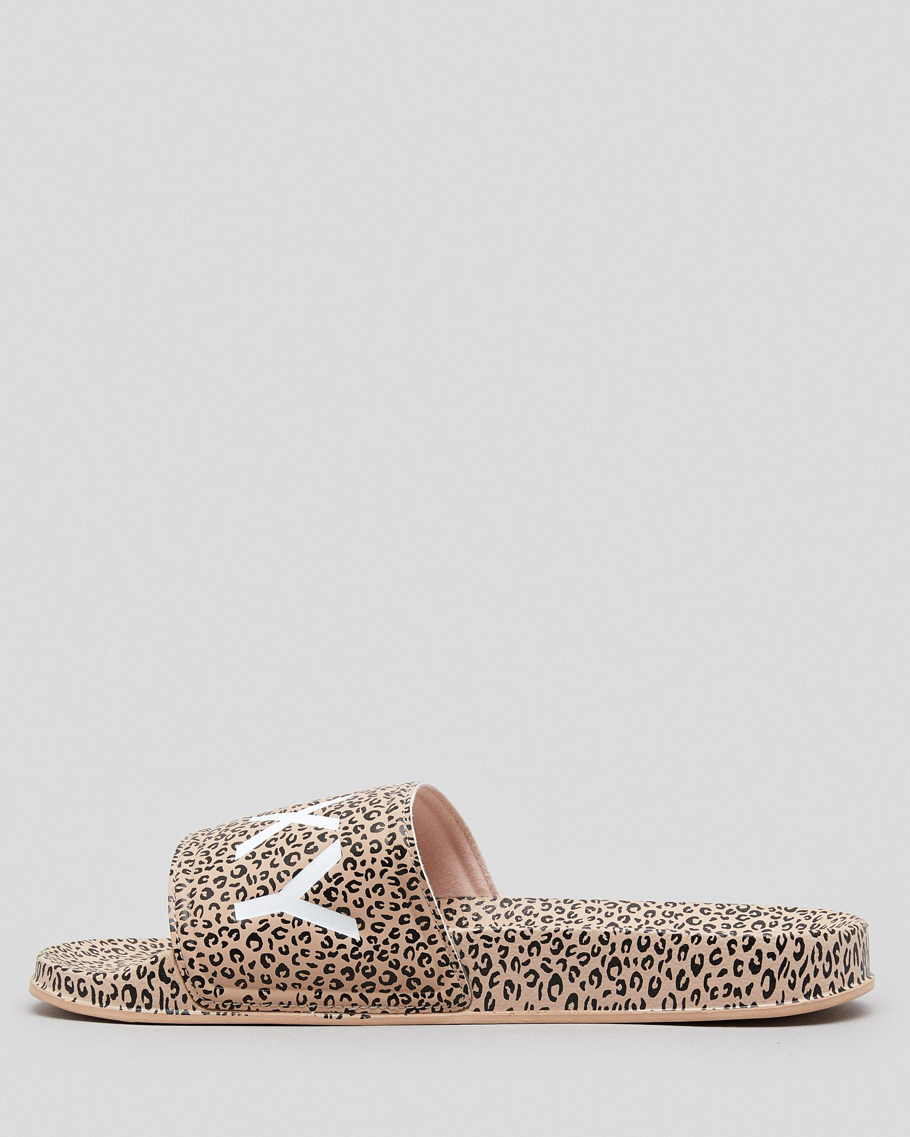 Roxy Slippy Printed Slide Sandals
