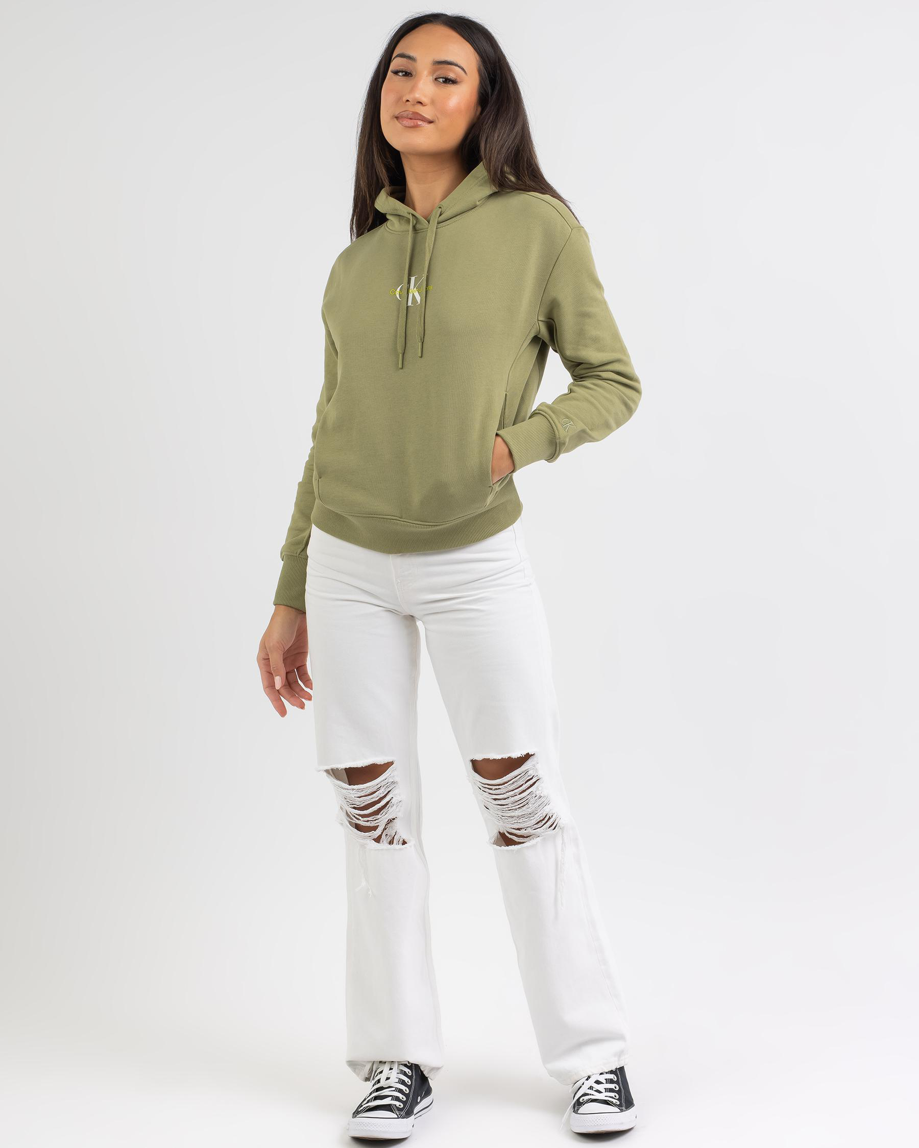 Monogram Logo Hoodie