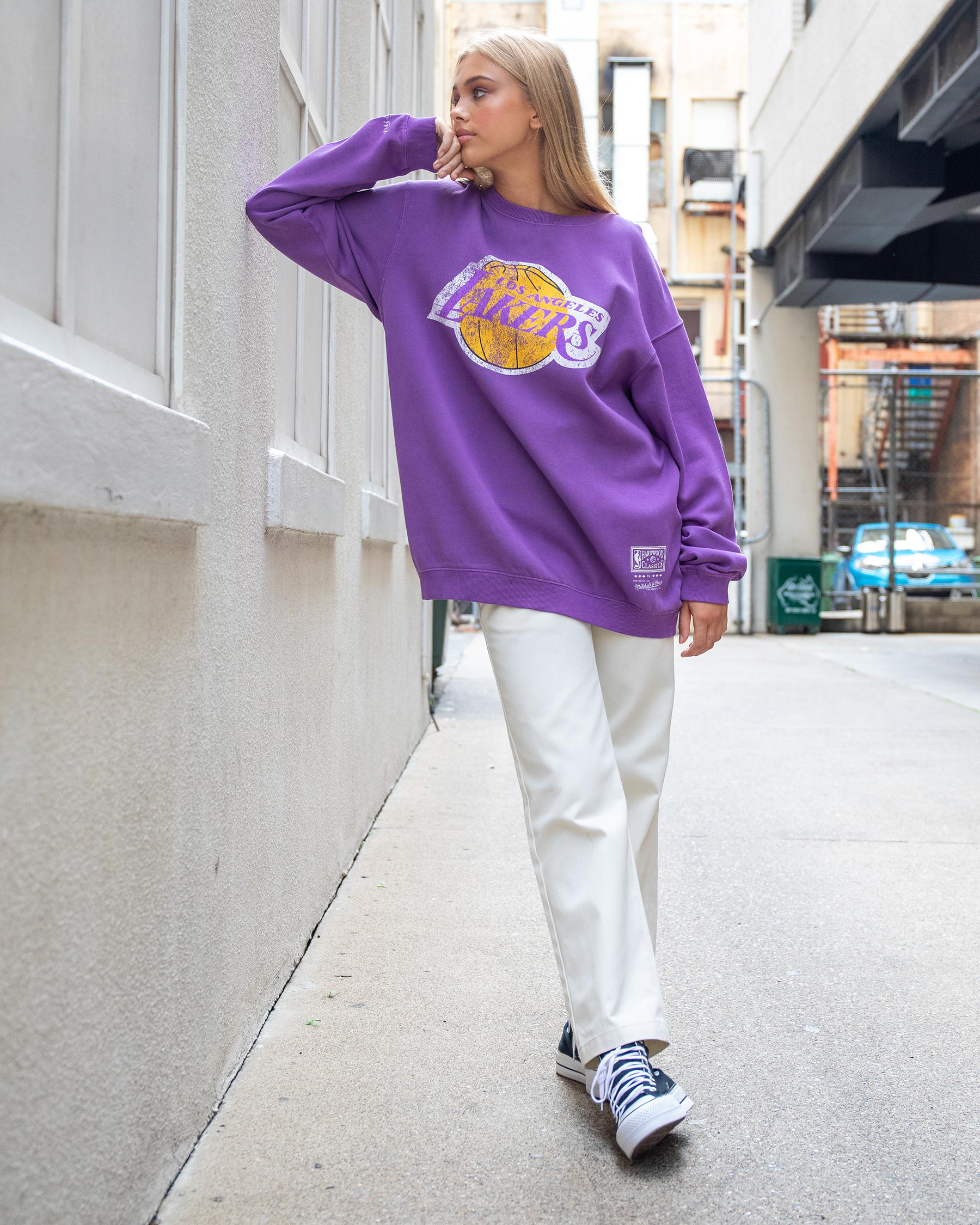 Los Angeles Lakers Vintage HWC Big Logo Sweatshirt