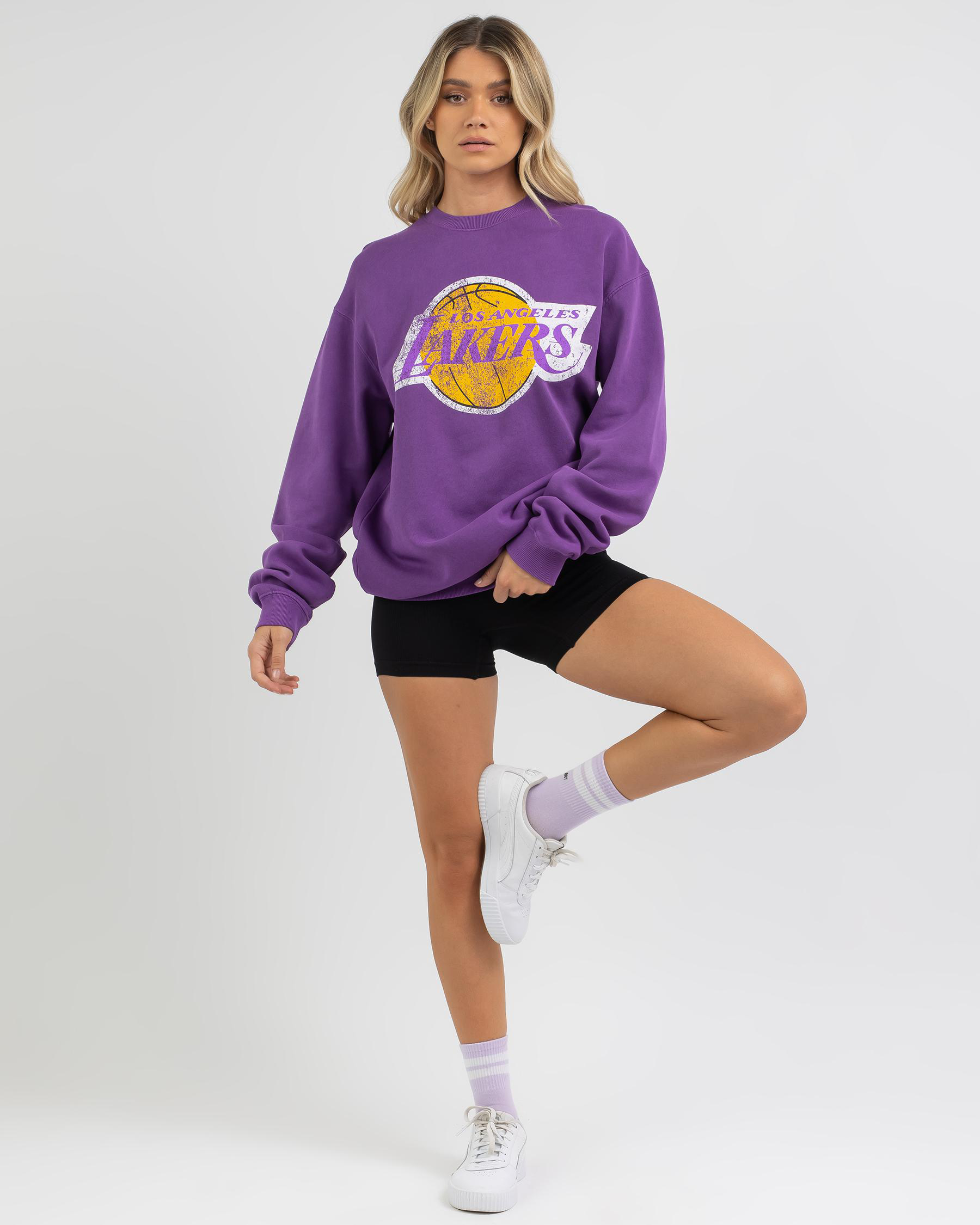 Los Angeles Lakers Vintage HWC Big Logo Sweatshirt